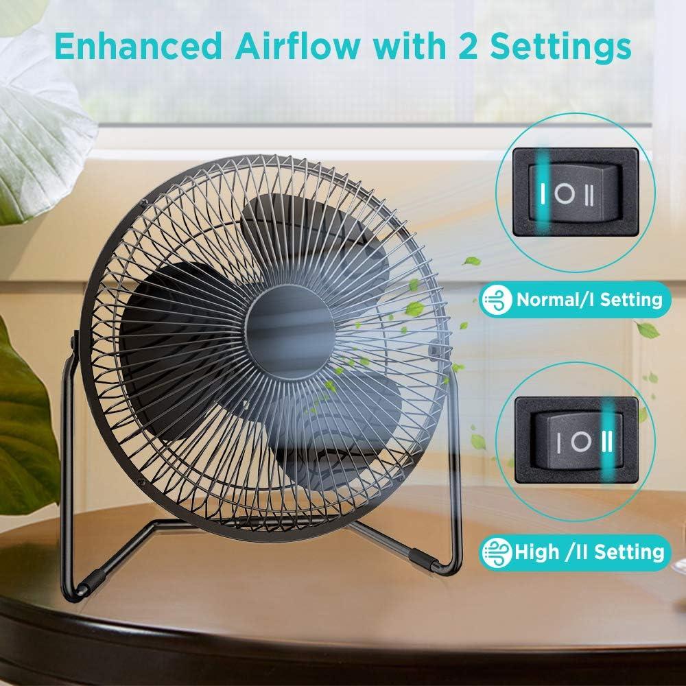 Ventilador de Escritorio USB EasyAcc 22.86 cm Ultra-silencioso