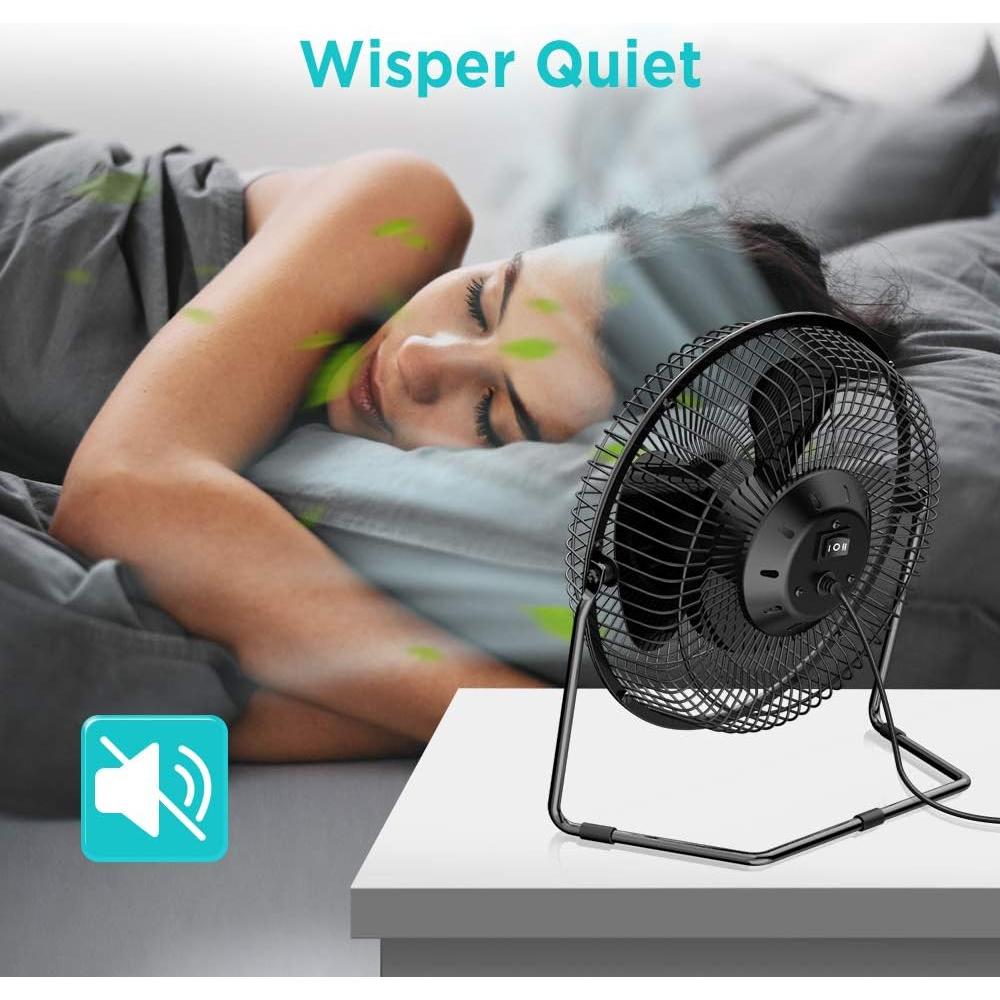 Ventilador de Escritorio USB EasyAcc 22.86 cm Ultra-silencioso