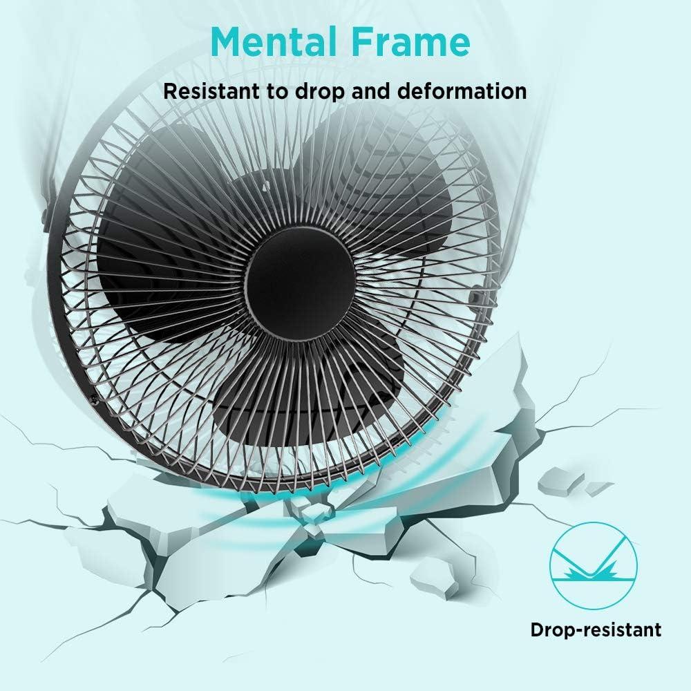 Ventilador de Escritorio USB EasyAcc 22.86 cm Ultra-silencioso