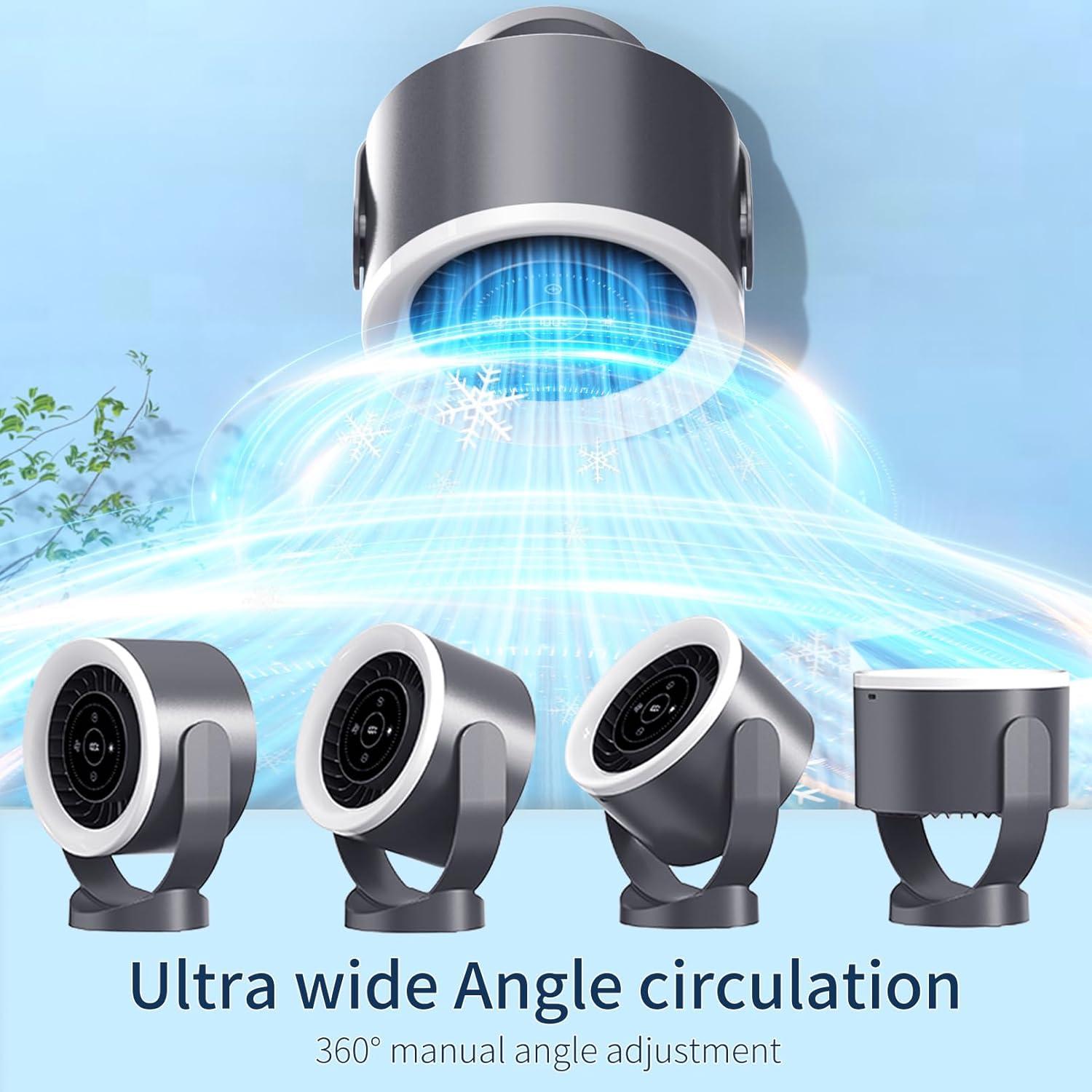 Ventilador de Mesa ZYXMLZ FAN-THS Recargable USB Silencioso