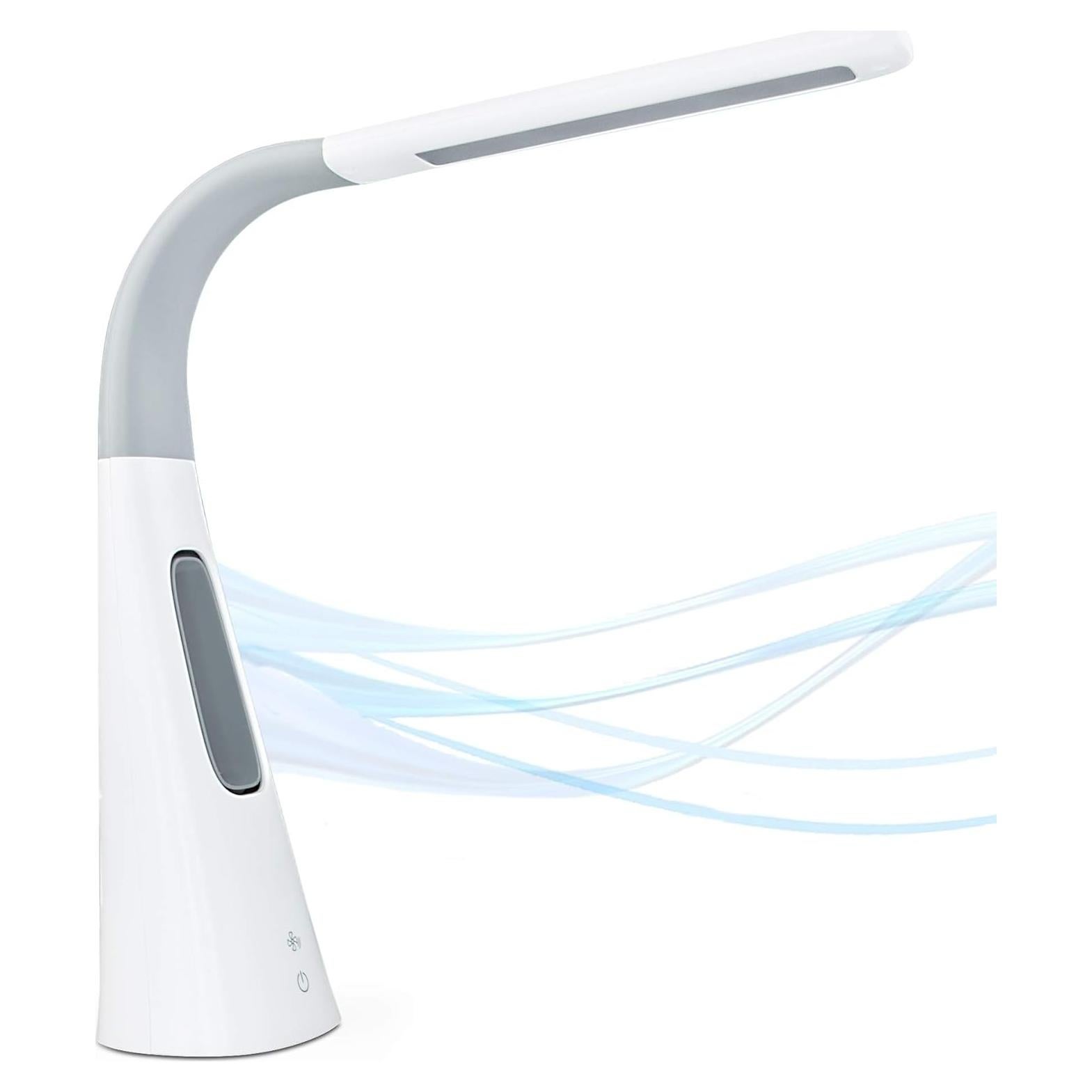 Lámpara de Escritorio LED Turcom TS-7006 con Ventilador Sin Aspas