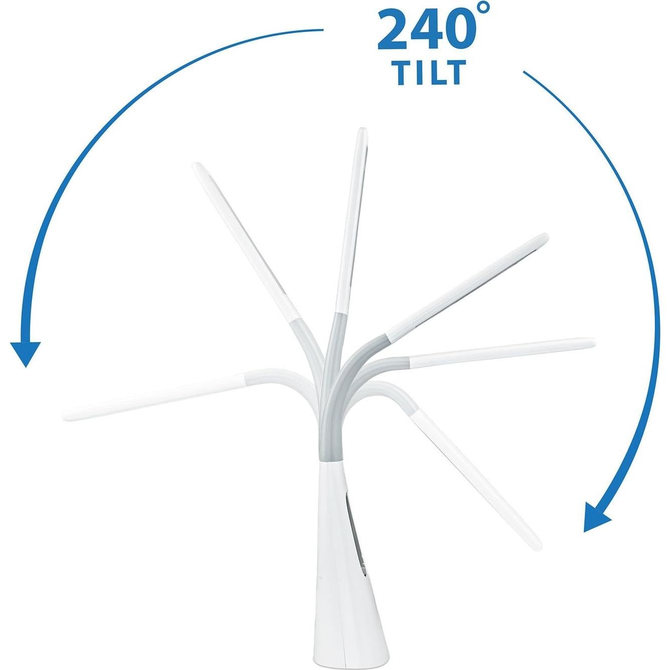 Lámpara de Escritorio LED Turcom TS-7006 con Ventilador Sin Aspas