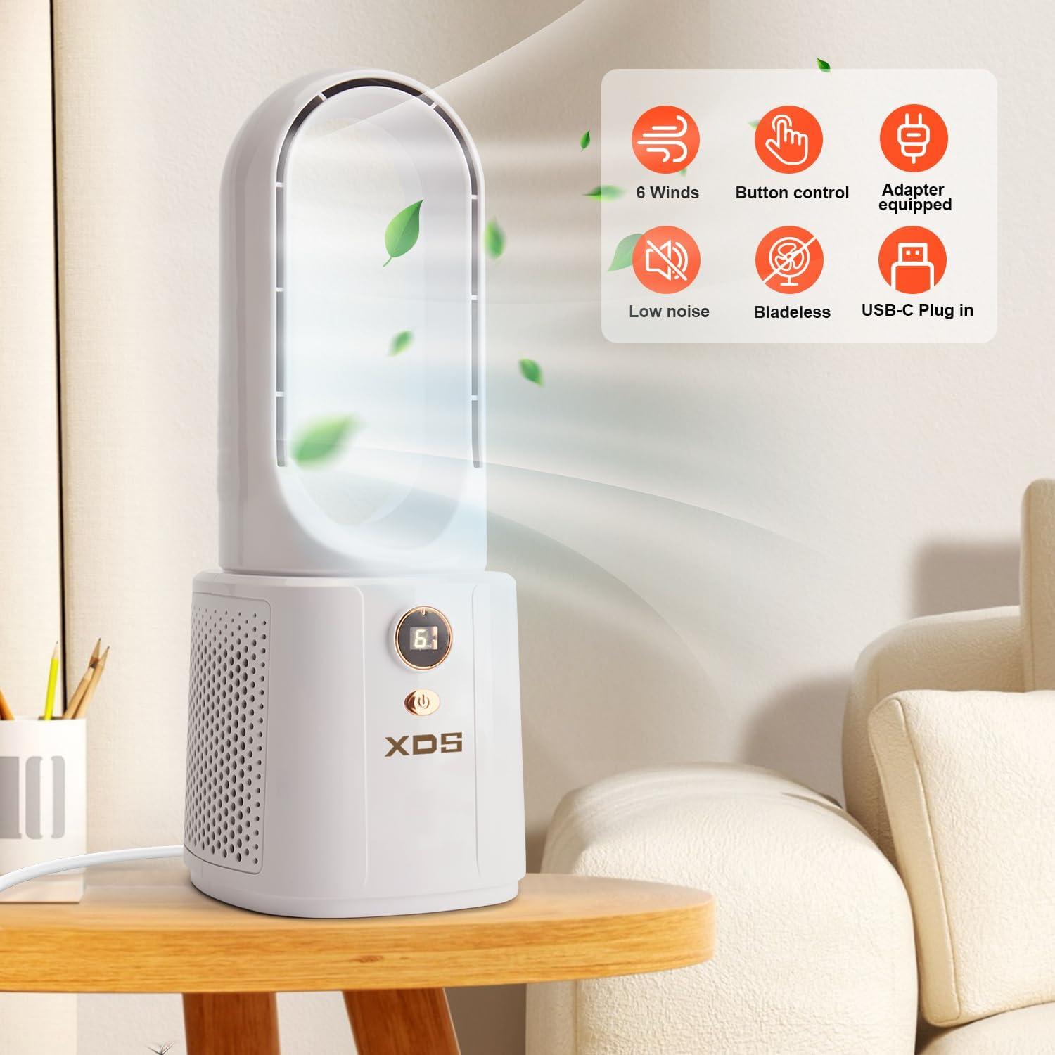 Ventilador de Escritorio Sin Aspas XDS WYFS 32.5 cm 6 Velocidades