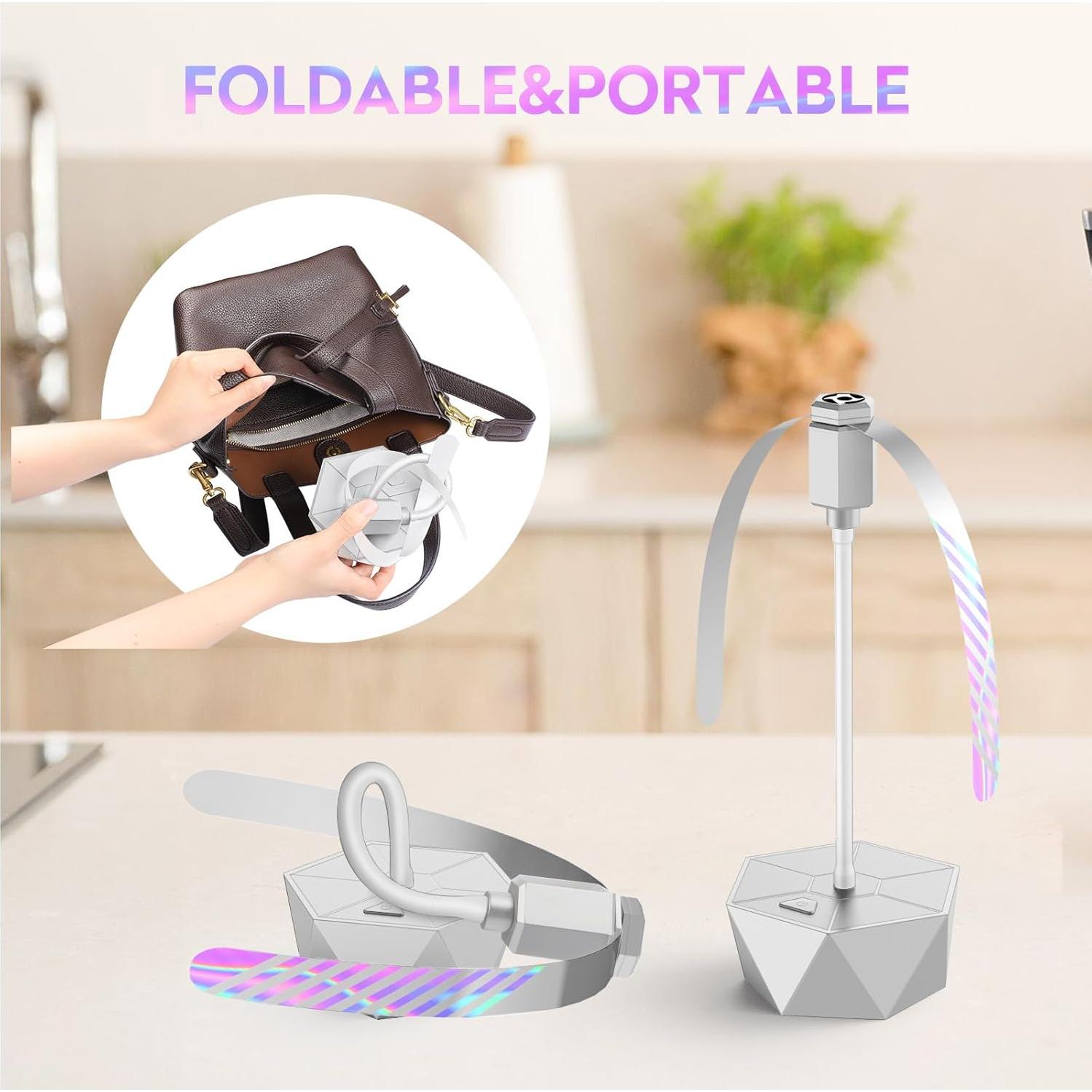 Ventilador Repelente de Moscas PIMAG - Paquete de 4 Plata