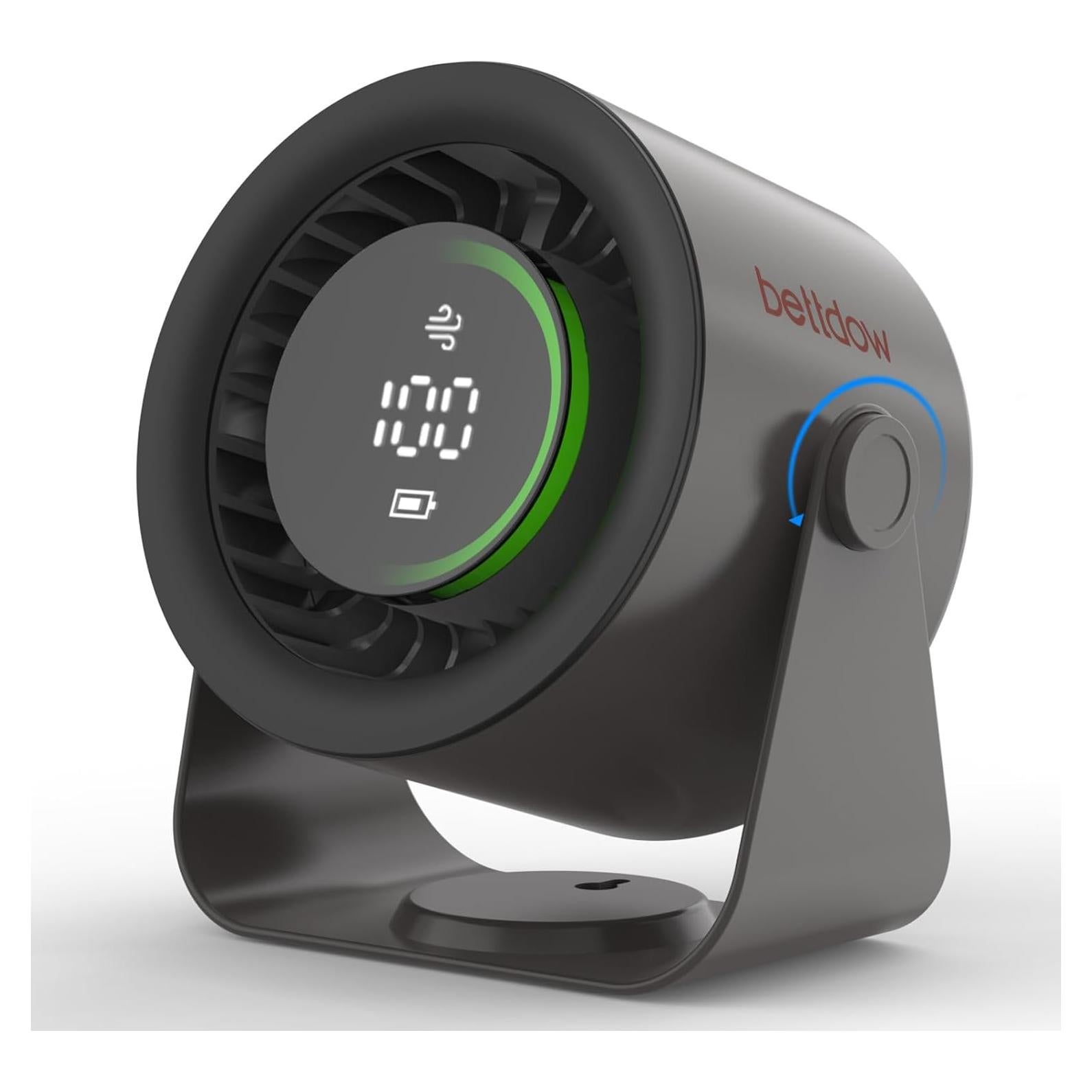 Ventilador de Mesa BETTDOW GFS008 Gris, 100 Velocidades, Silencioso