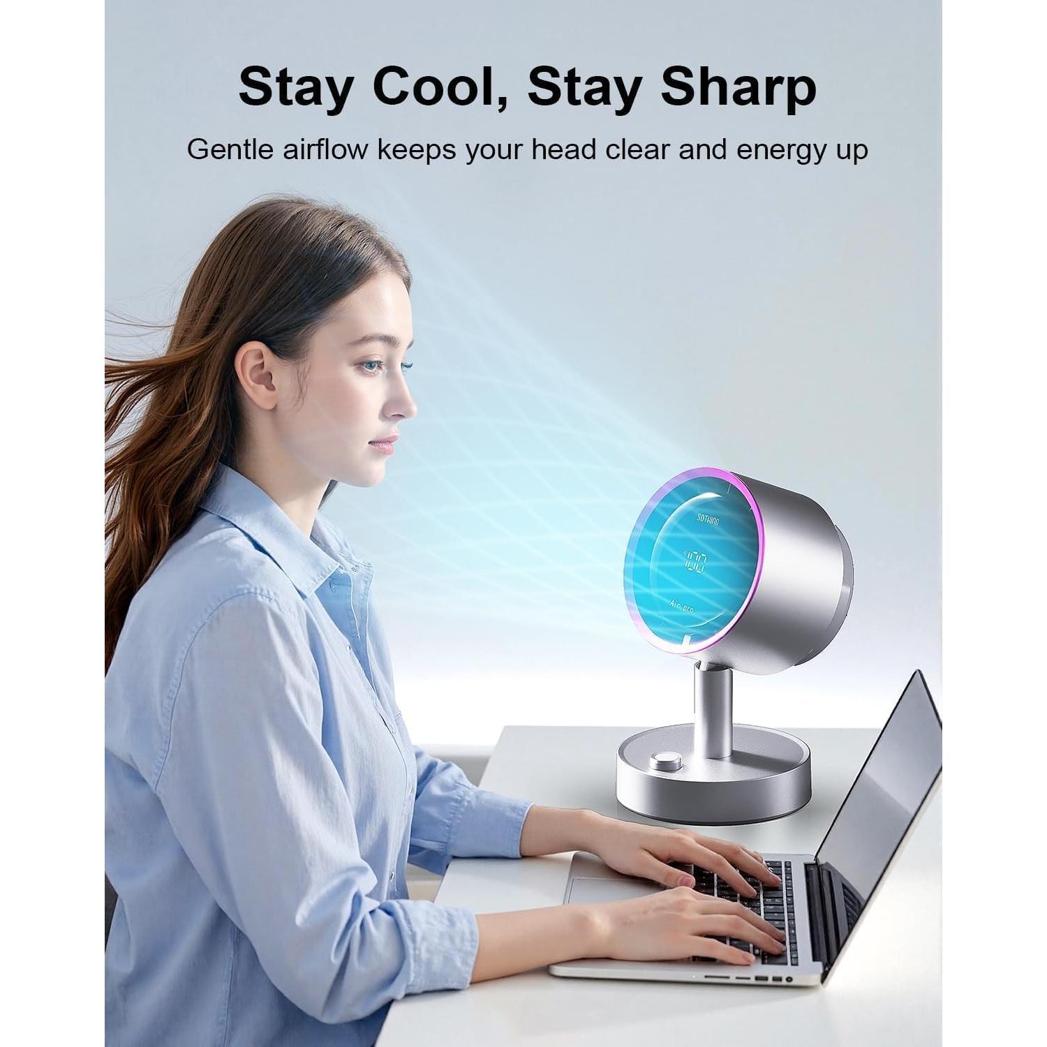 Ventilador de Escritorio SOTHING Air Pro 100 Velocidades Silencioso