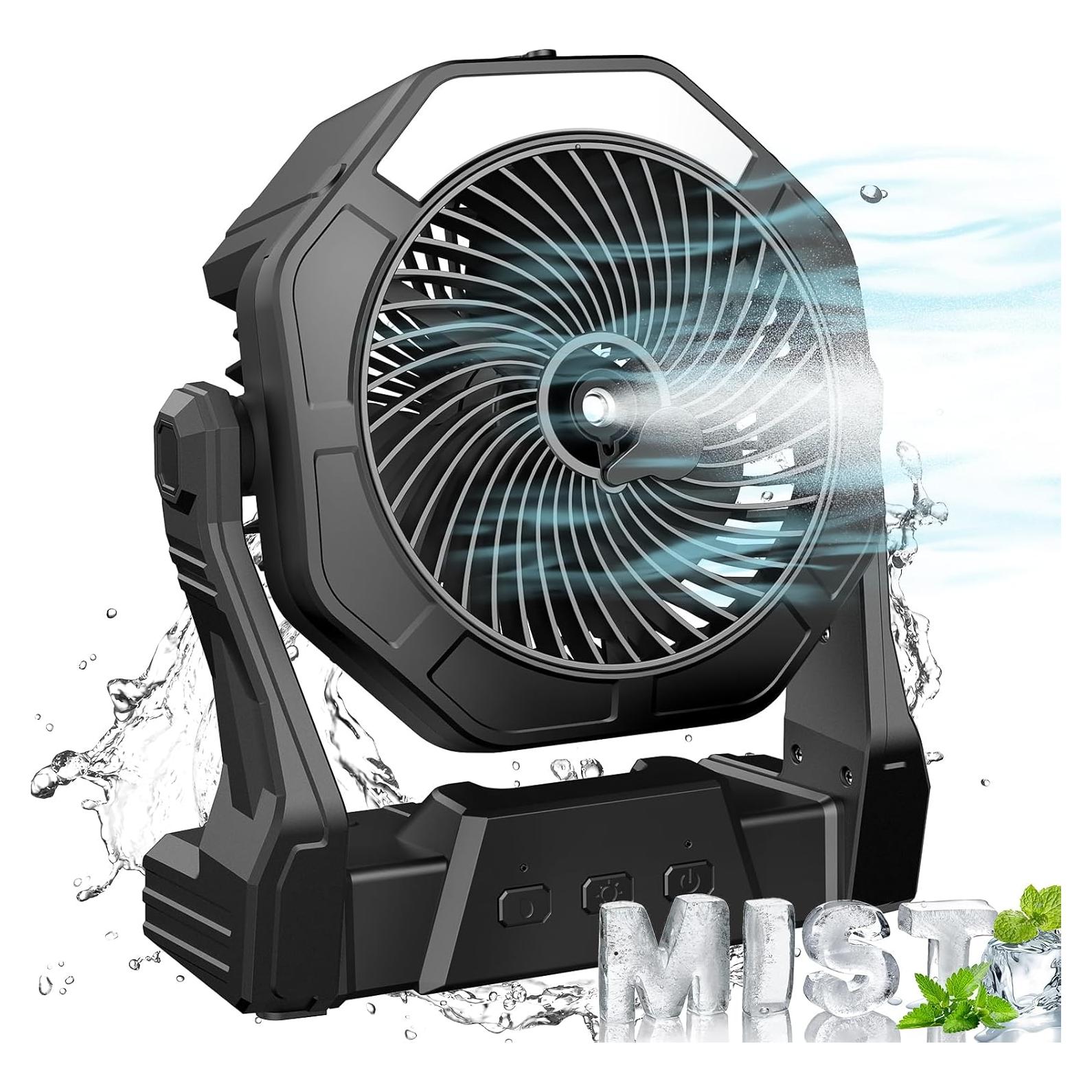 Ventilador portátil de nebulización Ausic P20 10000mAh 250ml