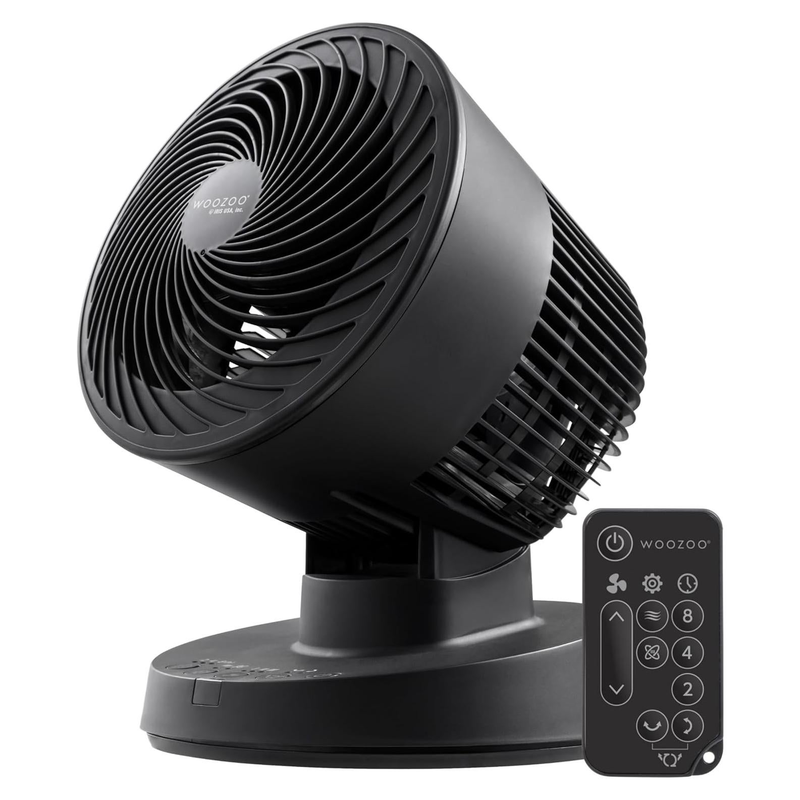 Ventilador Circulador de Aire IRIS WOOZOO 3 Velocidades Negro