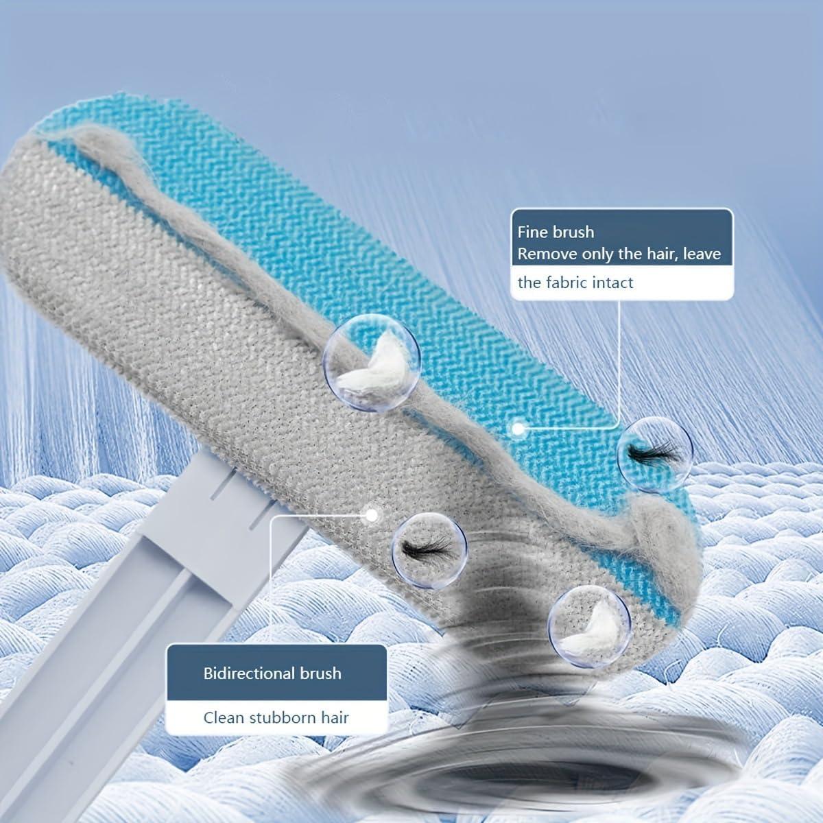 Removedor de Pelo de Mascotas 4-en-1 Owtemeot con Mango Extensible