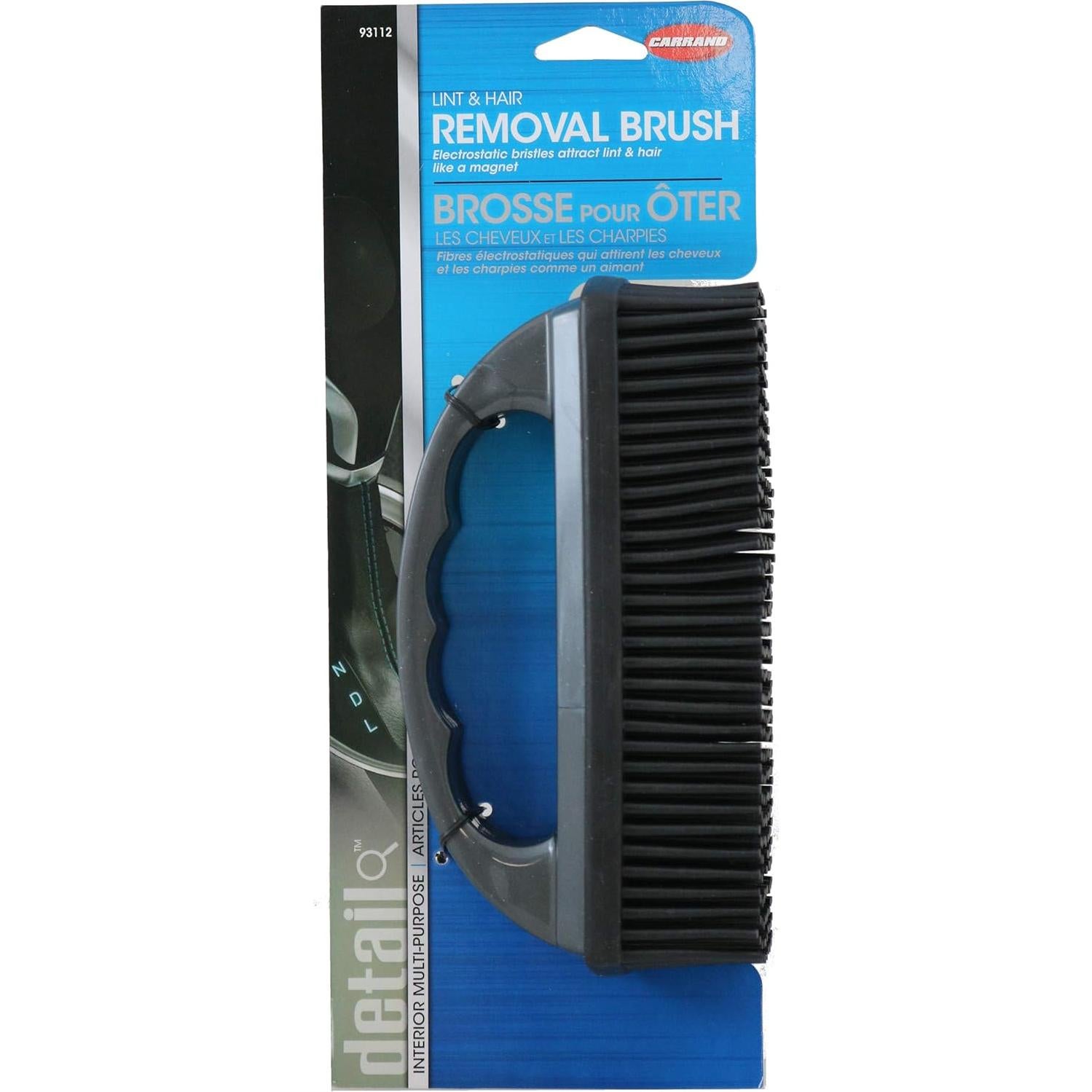 Cepillo para Pelusa y Pelo Carrand 93112, Negro, Manual