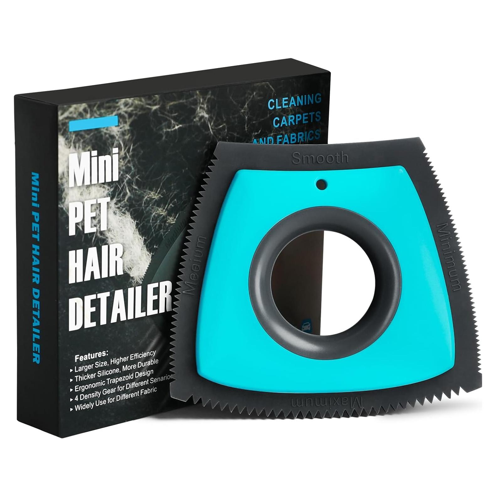 Removedor de Pelo de Mascota MAVRIZ Azul Reutilizable 15.6cm