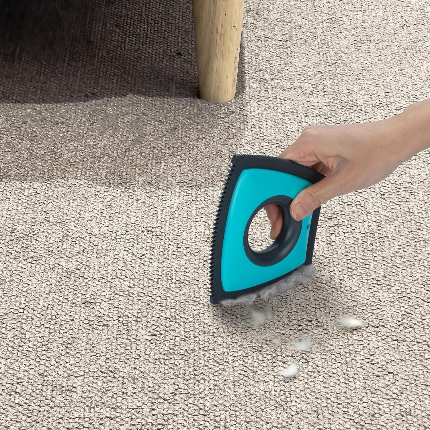 Removedor de Pelo de Mascota MAVRIZ Azul Reutilizable 15.6cm