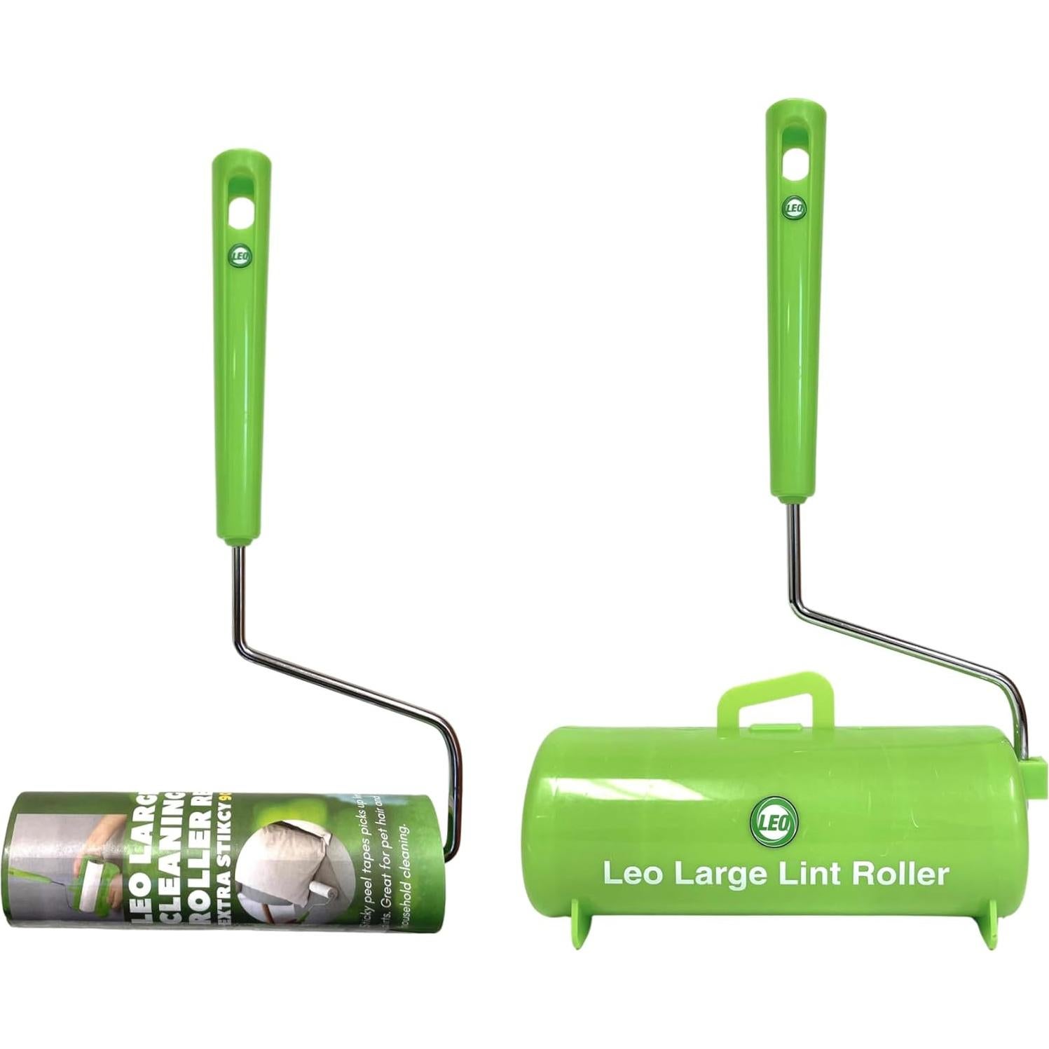 Rodillo de Pelusa Leo 16 cm con Mango Ergonómico y 90 Hojas