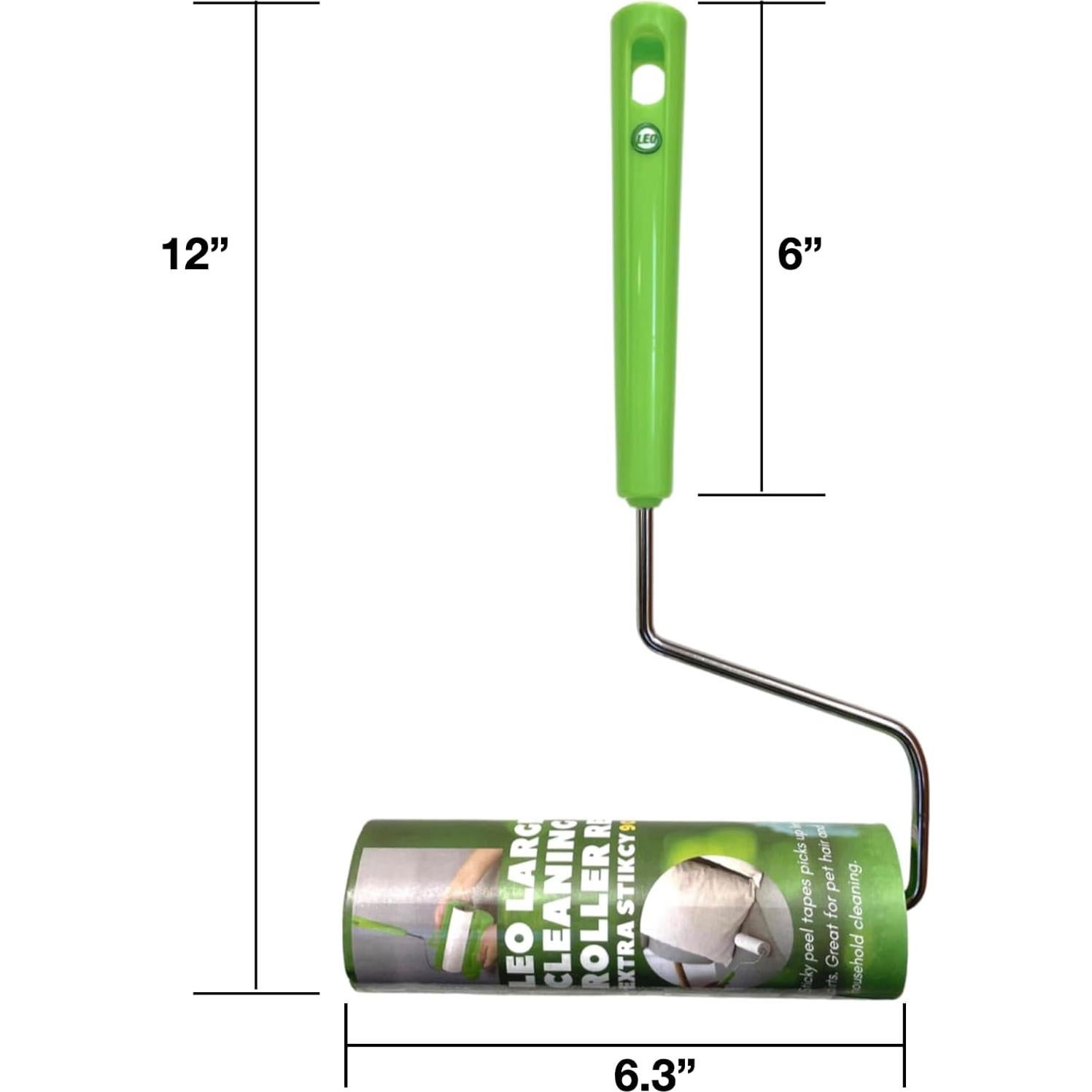 Rodillo de Pelusa Leo 16 cm con Mango Ergonómico y 90 Hojas