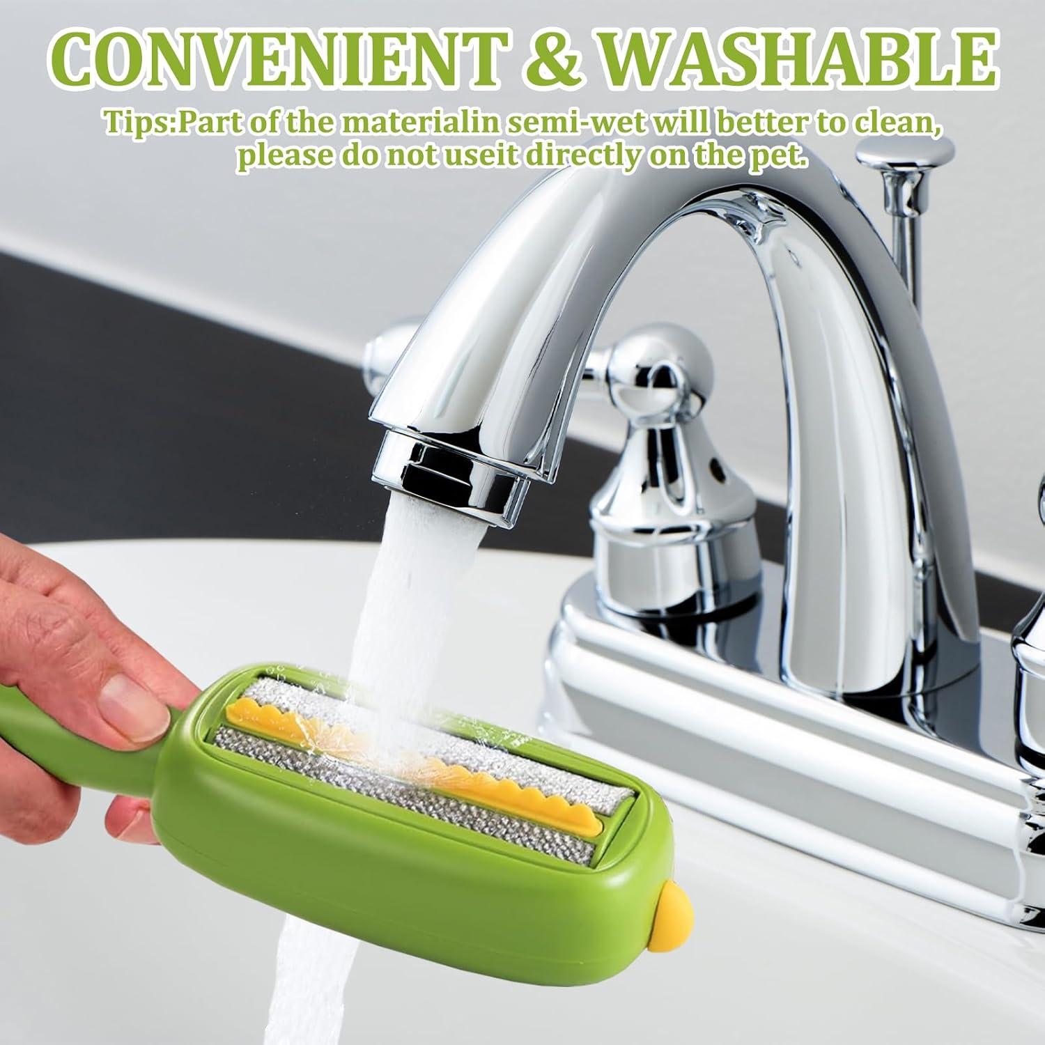 Rodillo de Pelusa Reutilizable PKRFCJ Verde 22.5x6.3 cm