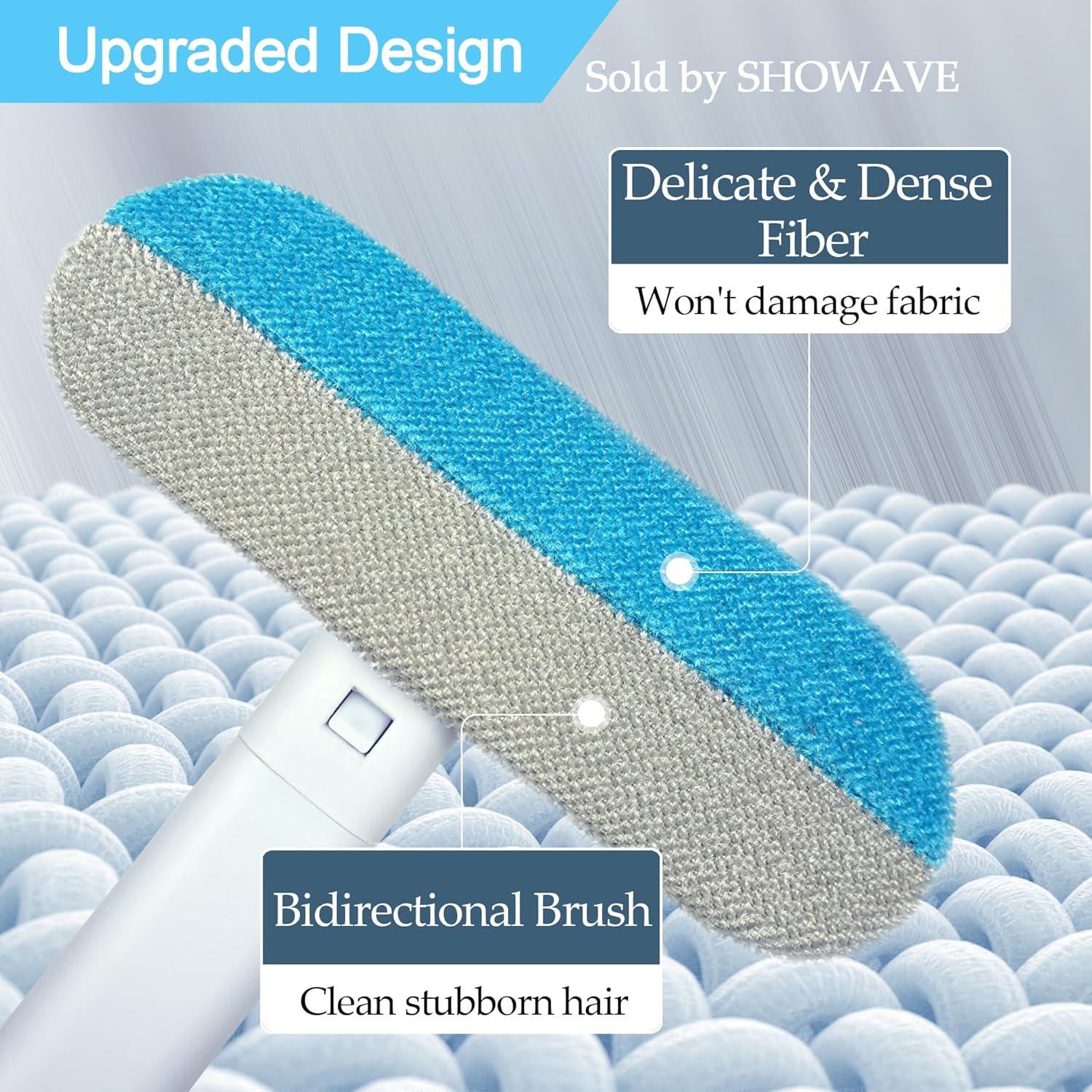 Removedor de Pelo de Mascota SWJDQS 4 en 1 Reutilizable Gris