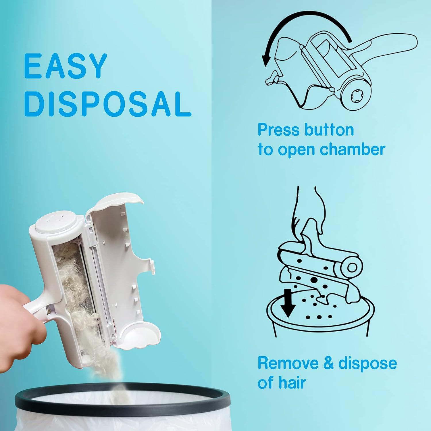 Removedor de Pelo de Mascota Jioroos Reutilizable 6.35x19.05cm