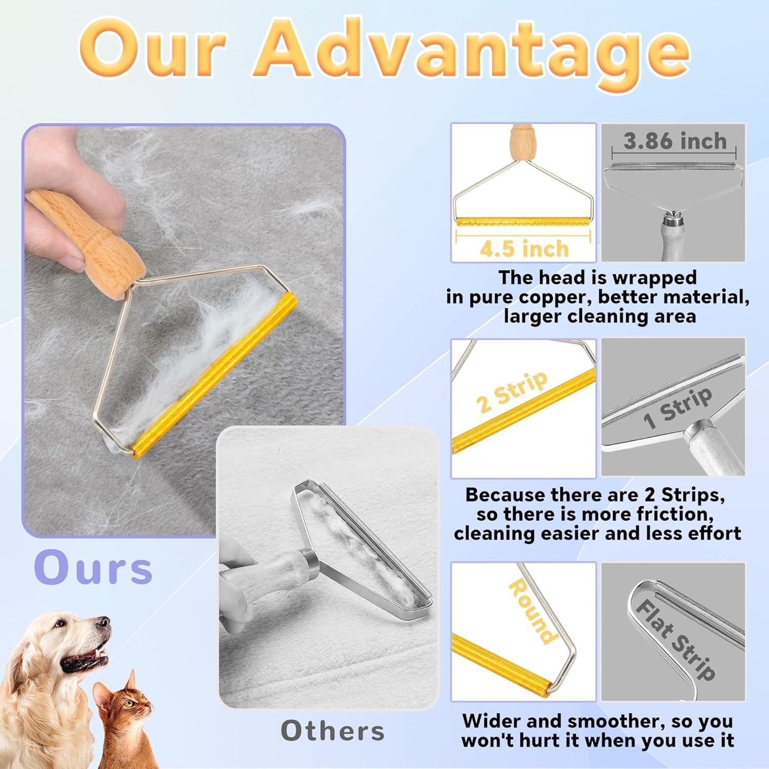 Kit Removedor de Pelo de Mascota LiuTaoWMX - 4 Paquetes