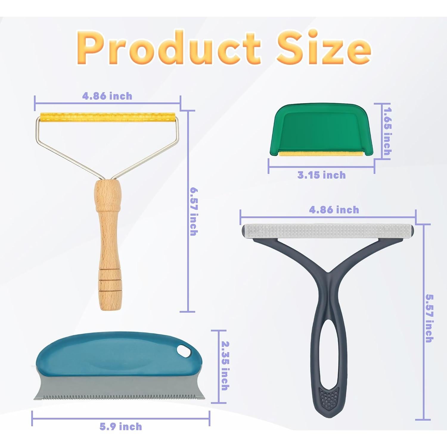 Kit Removedor de Pelo de Mascota LiuTaoWMX - 4 Paquetes