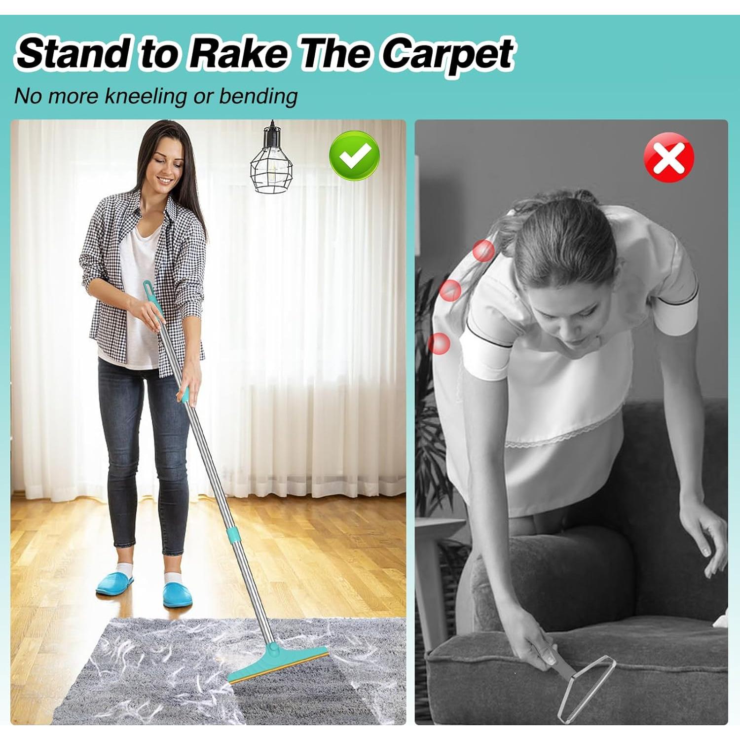 Rastrillo para Alfombras RundA 114.3 cm Eliminador de Pelo