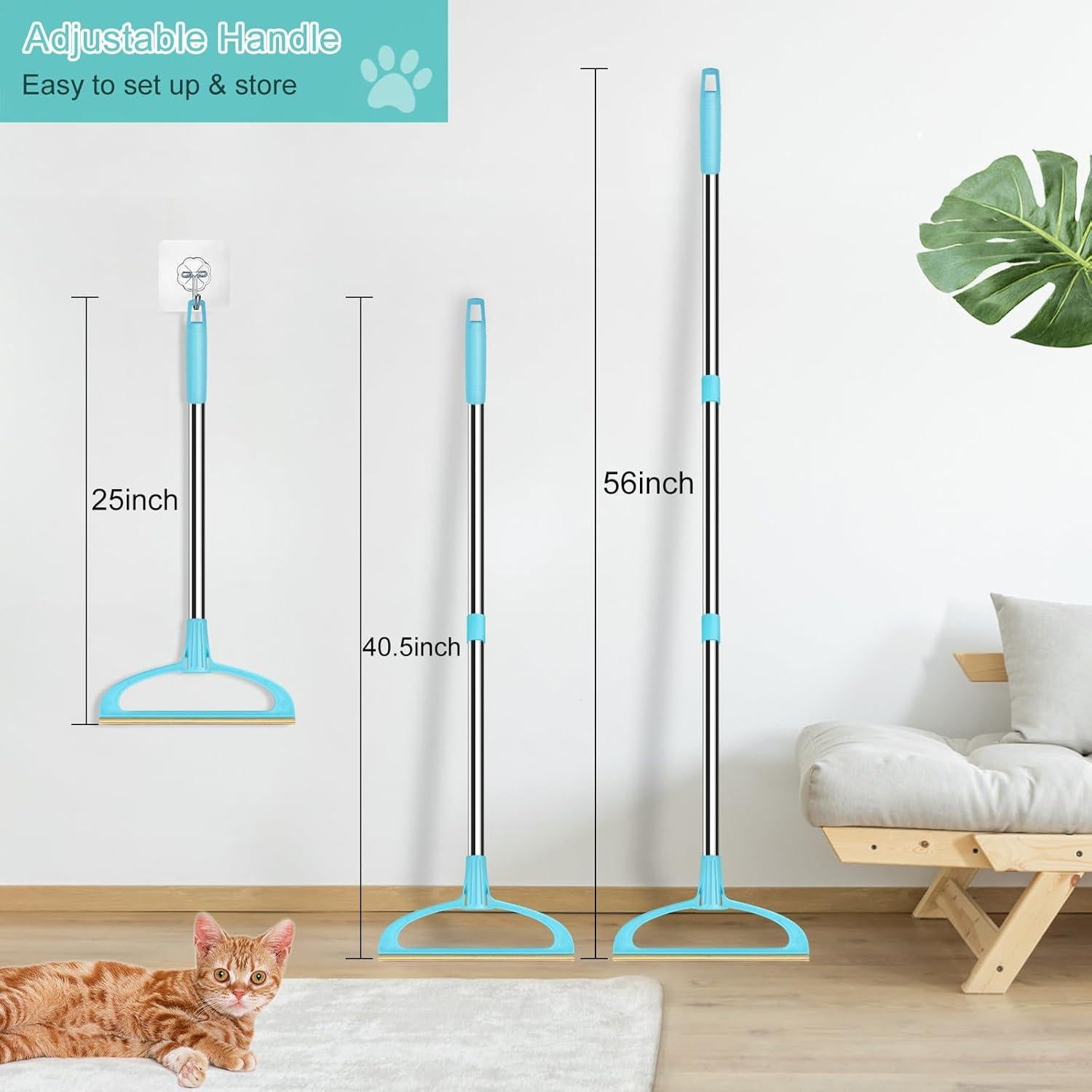 Rastrillo para Alfombra TOSMAL T10 - Eliminador Pelo Mascotas 142 cm