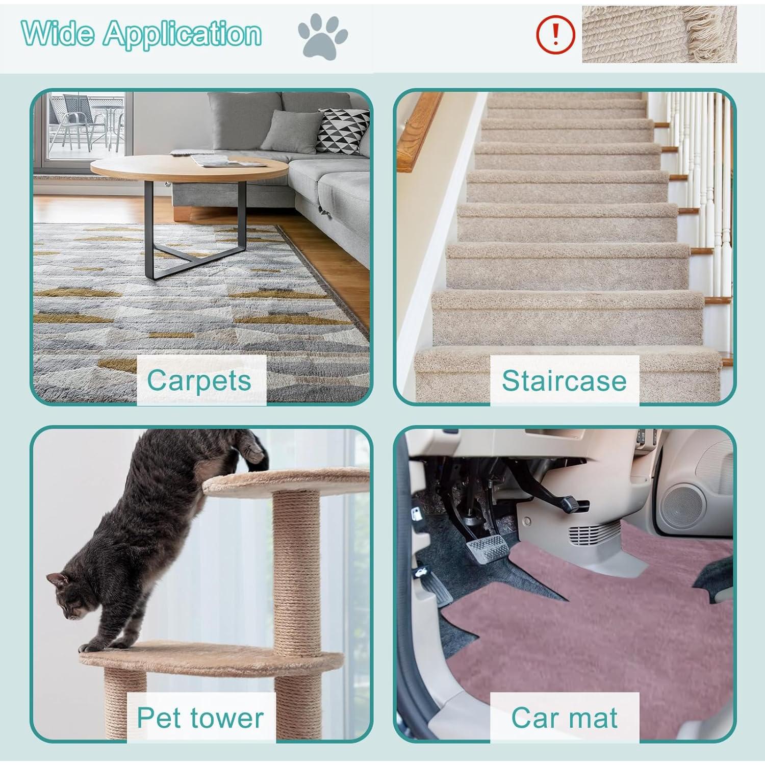 Rastrillo para Alfombra TOSMAL T10 - Eliminador Pelo Mascotas 142 cm