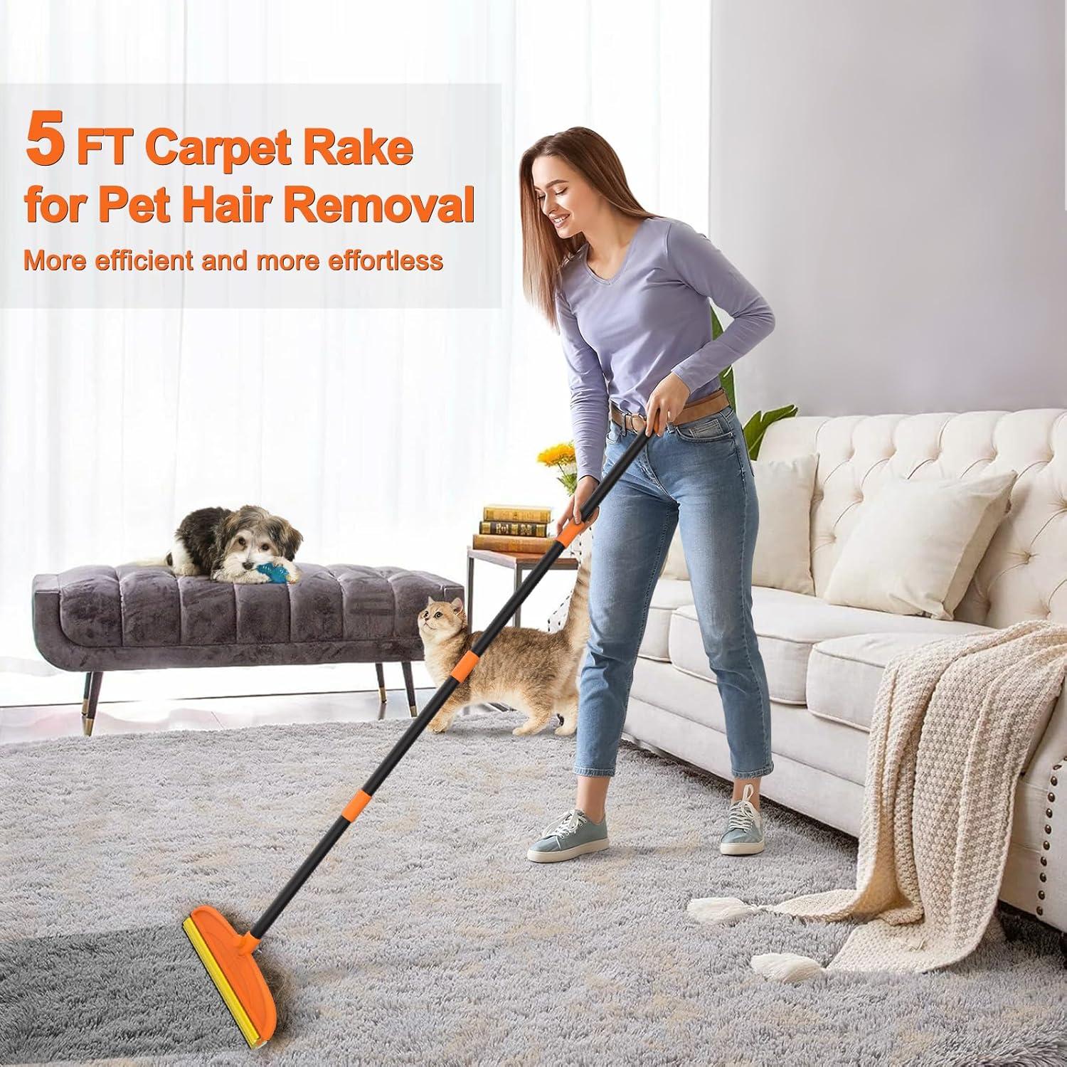 Rastrillo para Alfombras Huicocy 2 en 1 Reutilizable 30.5x152.4cm