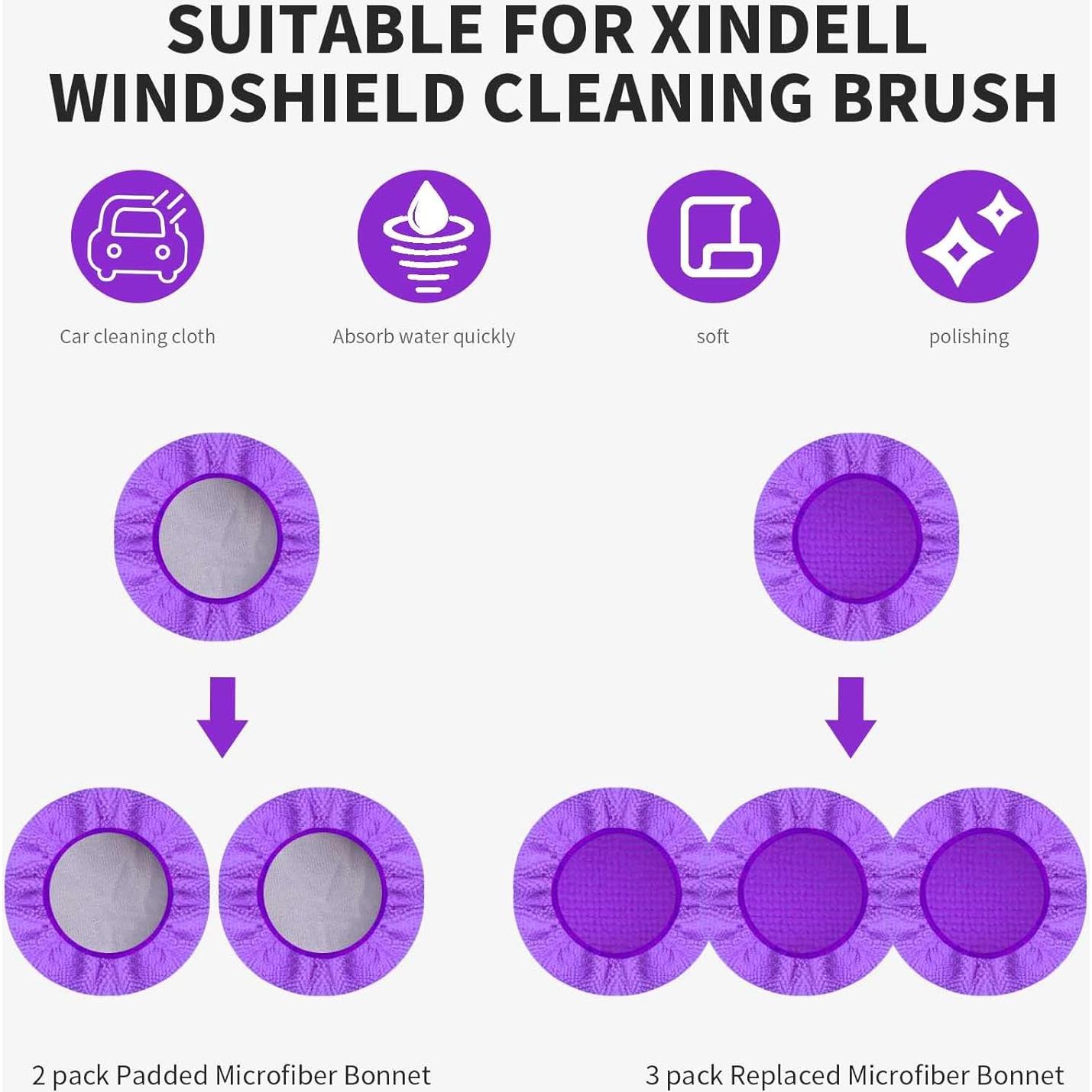 Paquete de 5 Almohadillas de Microfibra XINDELL para Limpieza