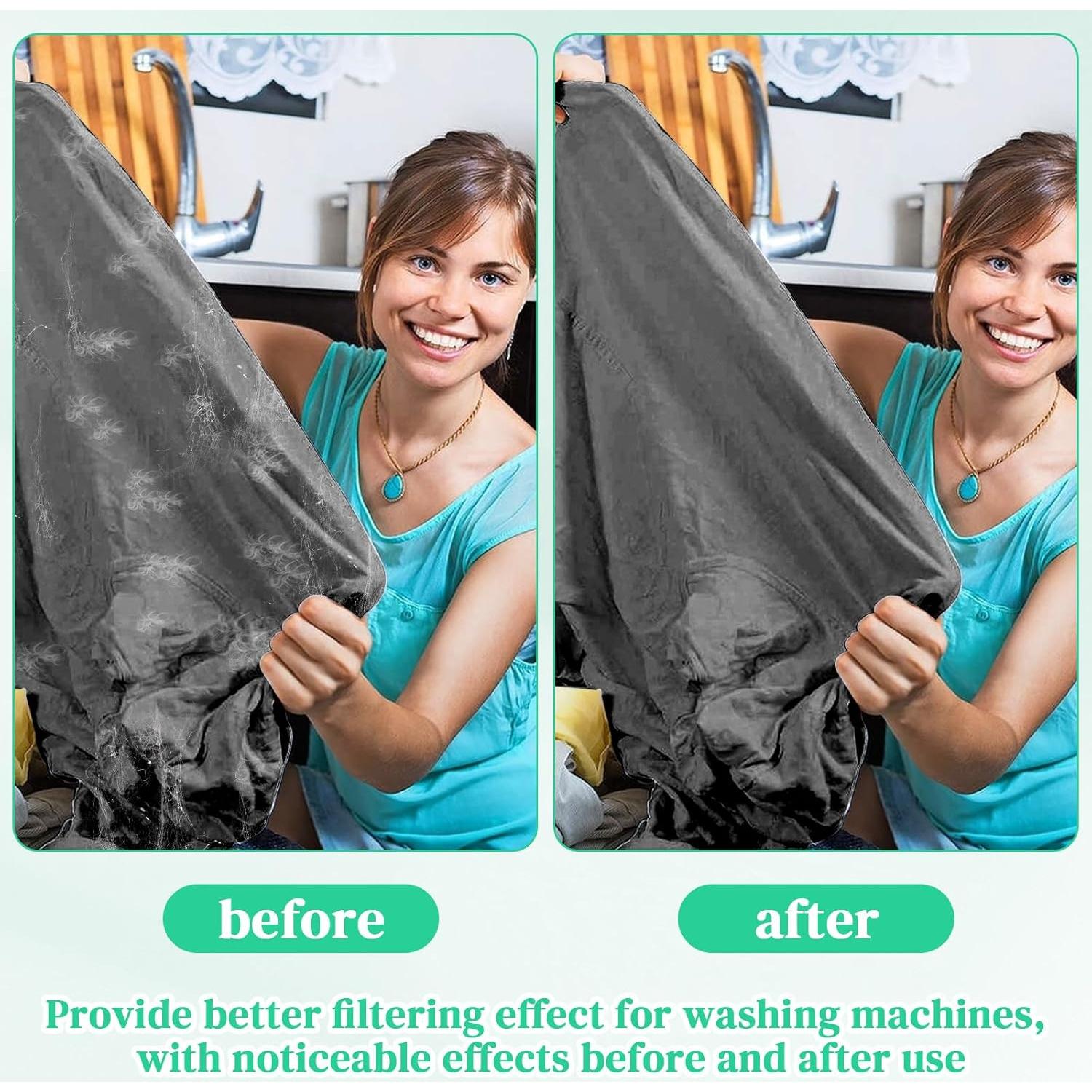 Filtro de Pelusa WH01X35719 GE para Lavadora Secadora - Paquete de 4