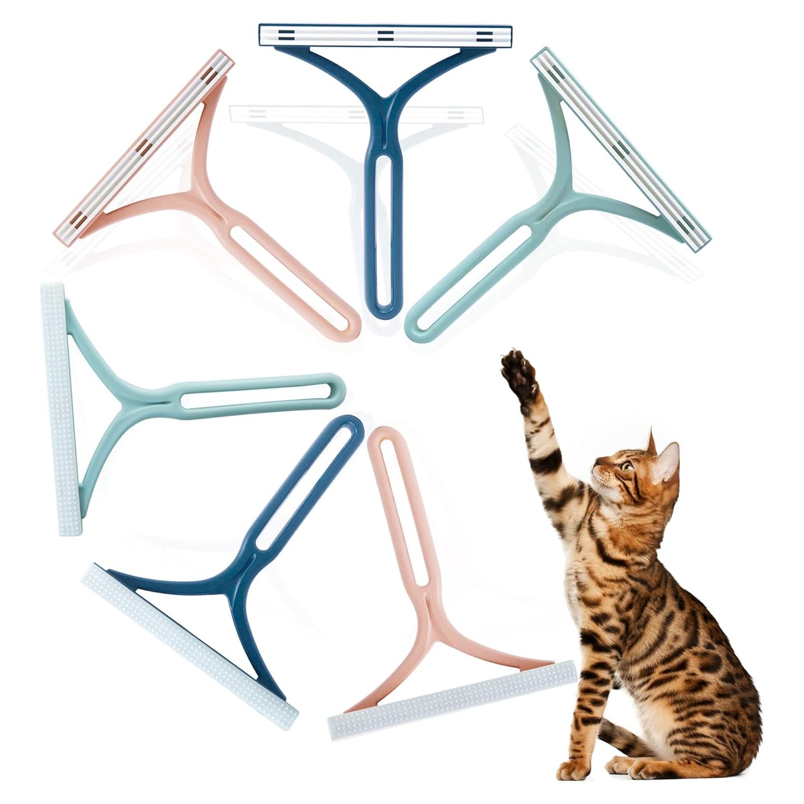 Removedor de Pelo de Mascota Mollypaws - Paquete de 6, Reutilizable