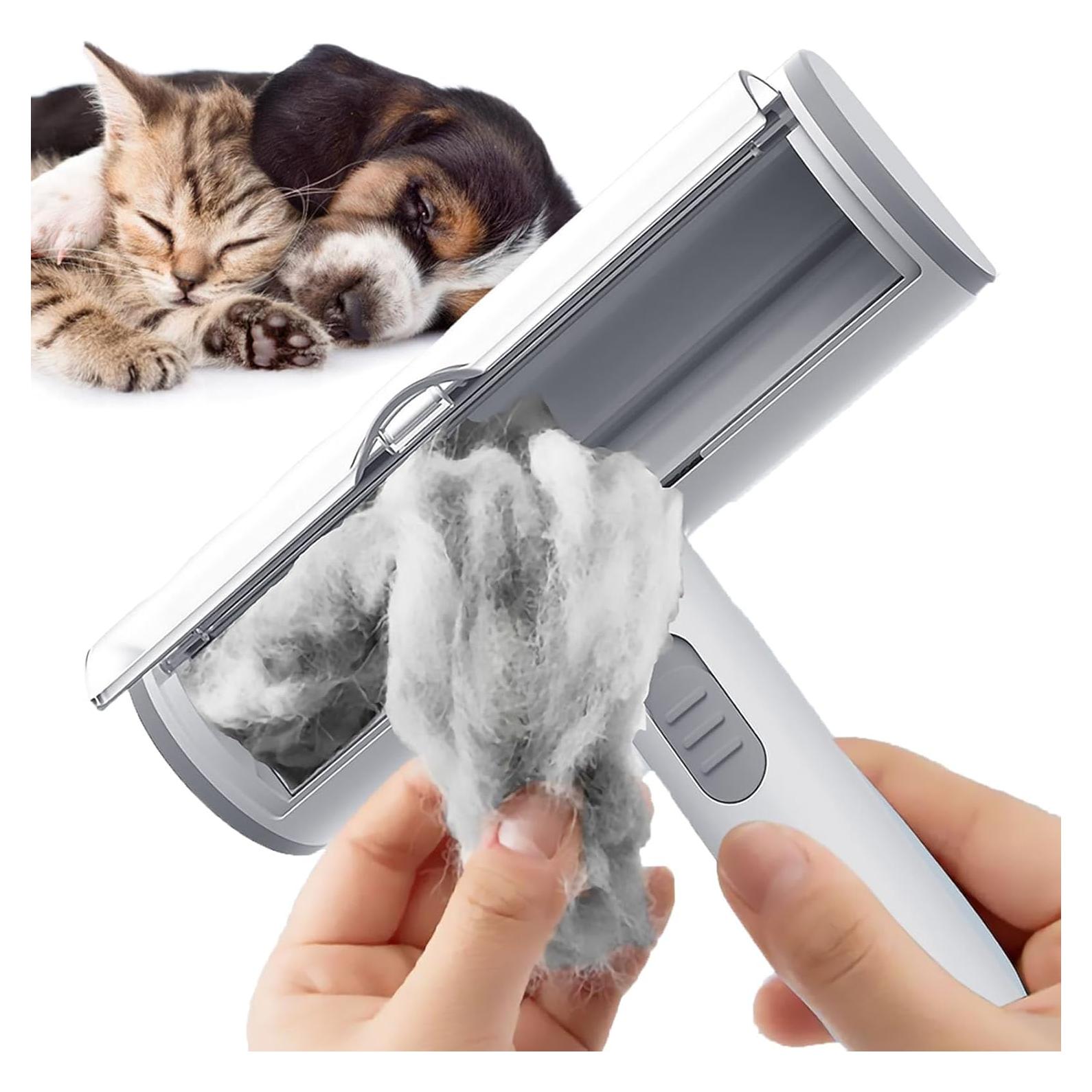 Cat Hair Remover Furniture Especially Couch, Bedding, Dog Hair Remover for Car, Carpet, Multi-surface Pet Fur Removal Tool