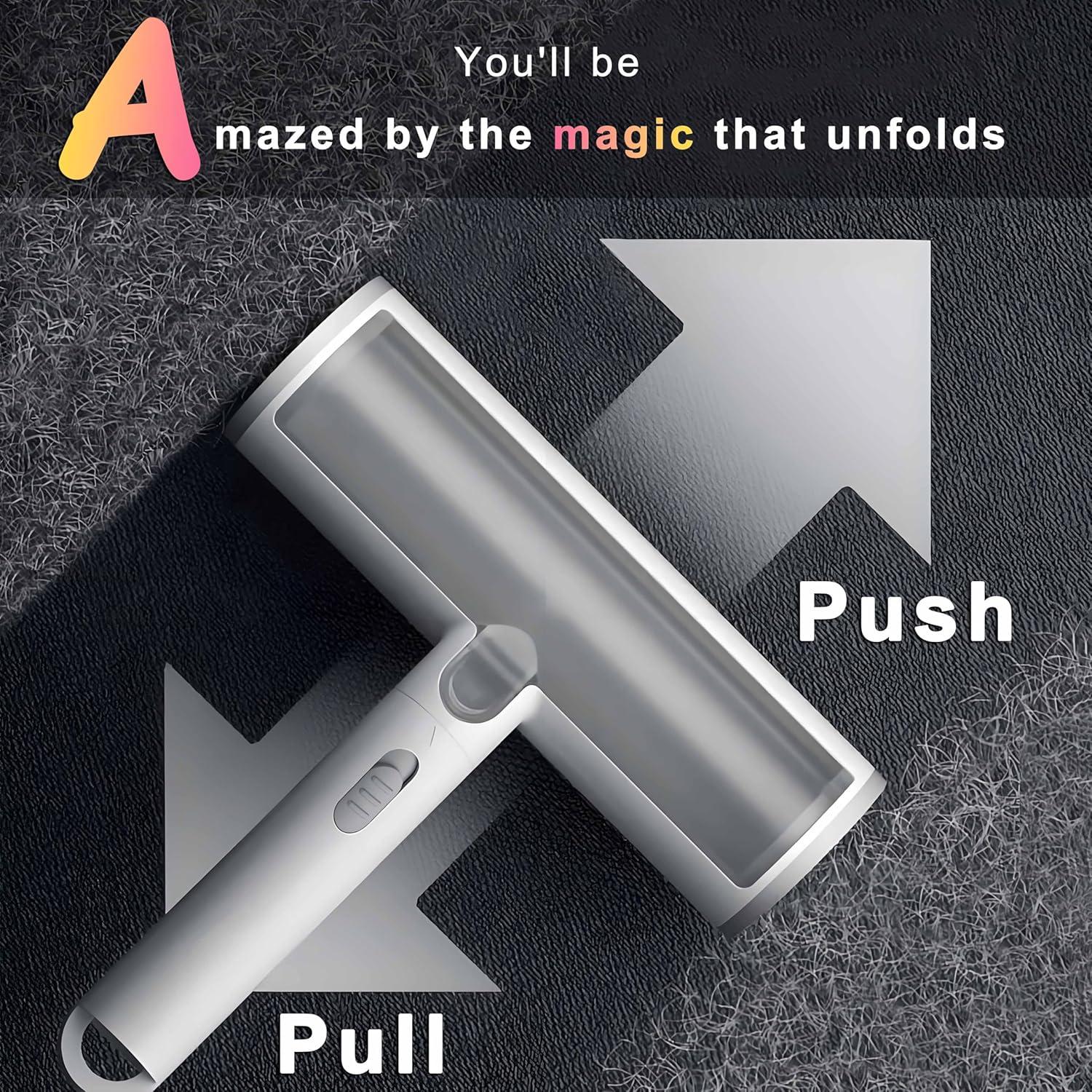 Cat Hair Remover Furniture Especially Couch, Bedding, Dog Hair Remover for Car, Carpet, Multi-surface Pet Fur Removal Tool