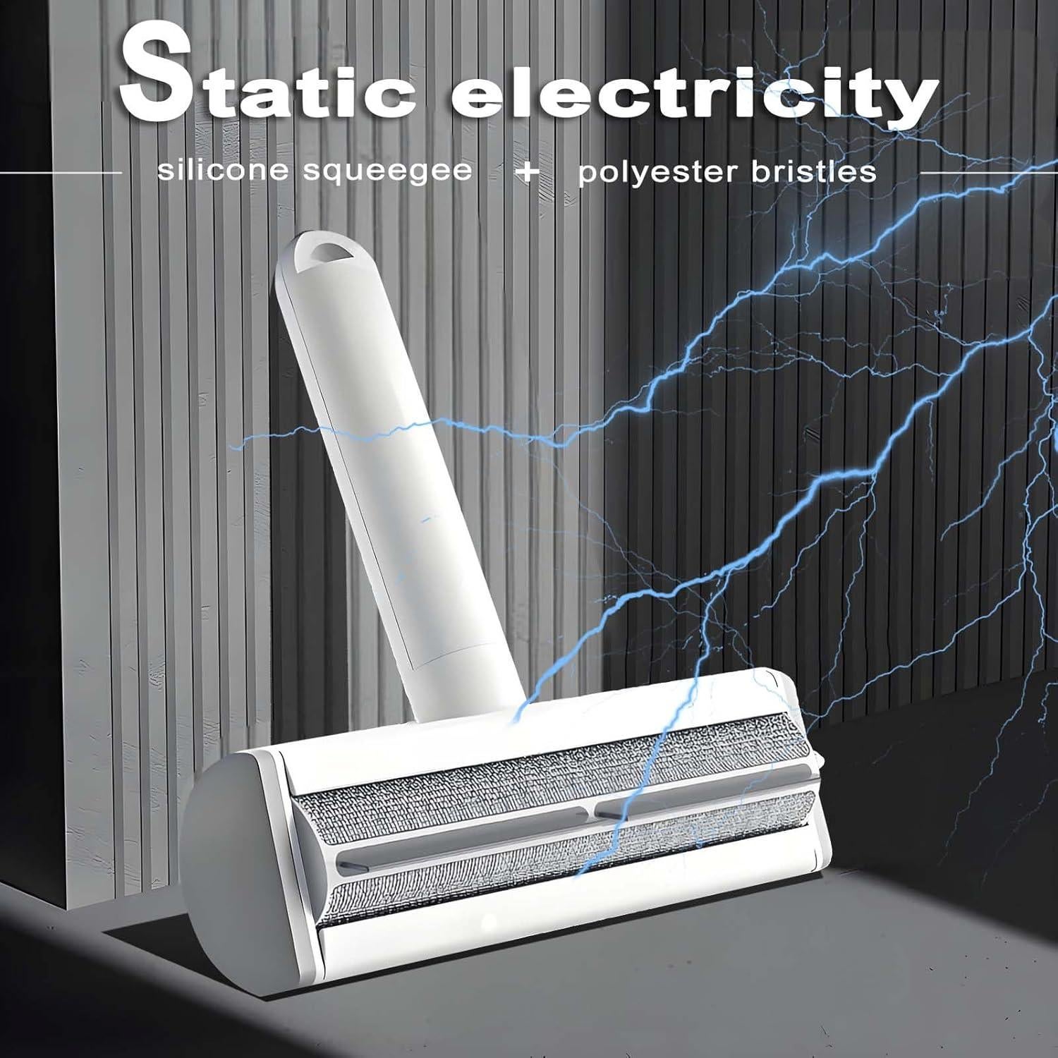 Cat Hair Remover Furniture Especially Couch, Bedding, Dog Hair Remover for Car, Carpet, Multi-surface Pet Fur Removal Tool