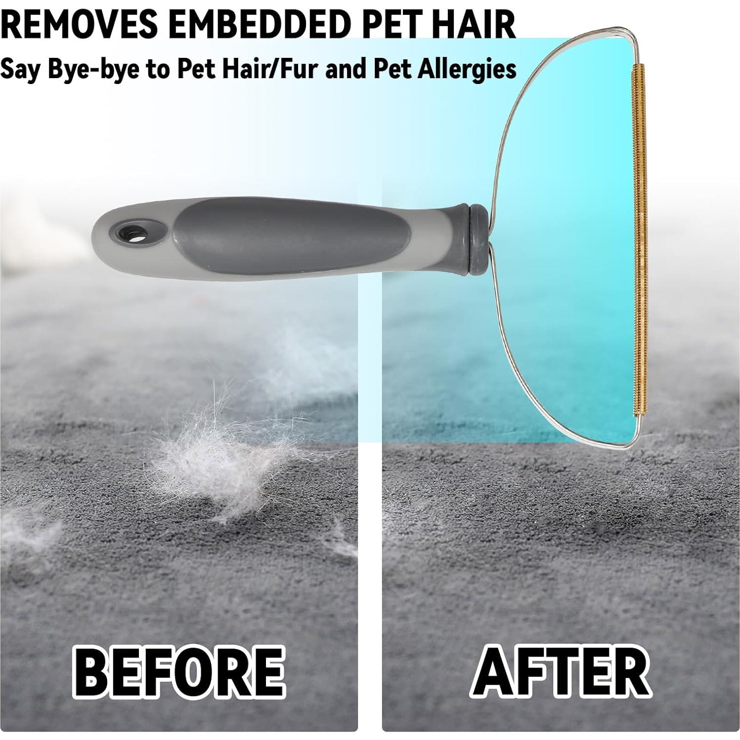 Kit Removedor de Pelo de Mascotas Audoloku - 3 Piezas Azul