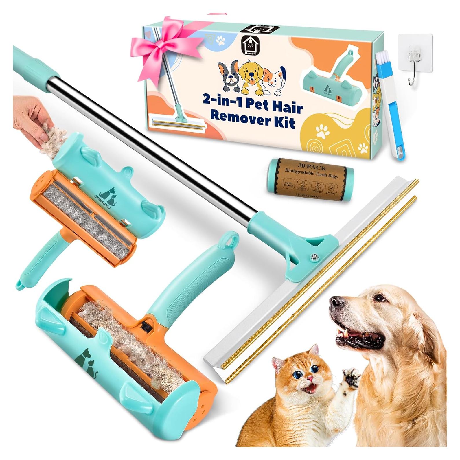 Kit Quitapelos para Mascotas HOMAGICO - 5 Piezas, Reutilizable