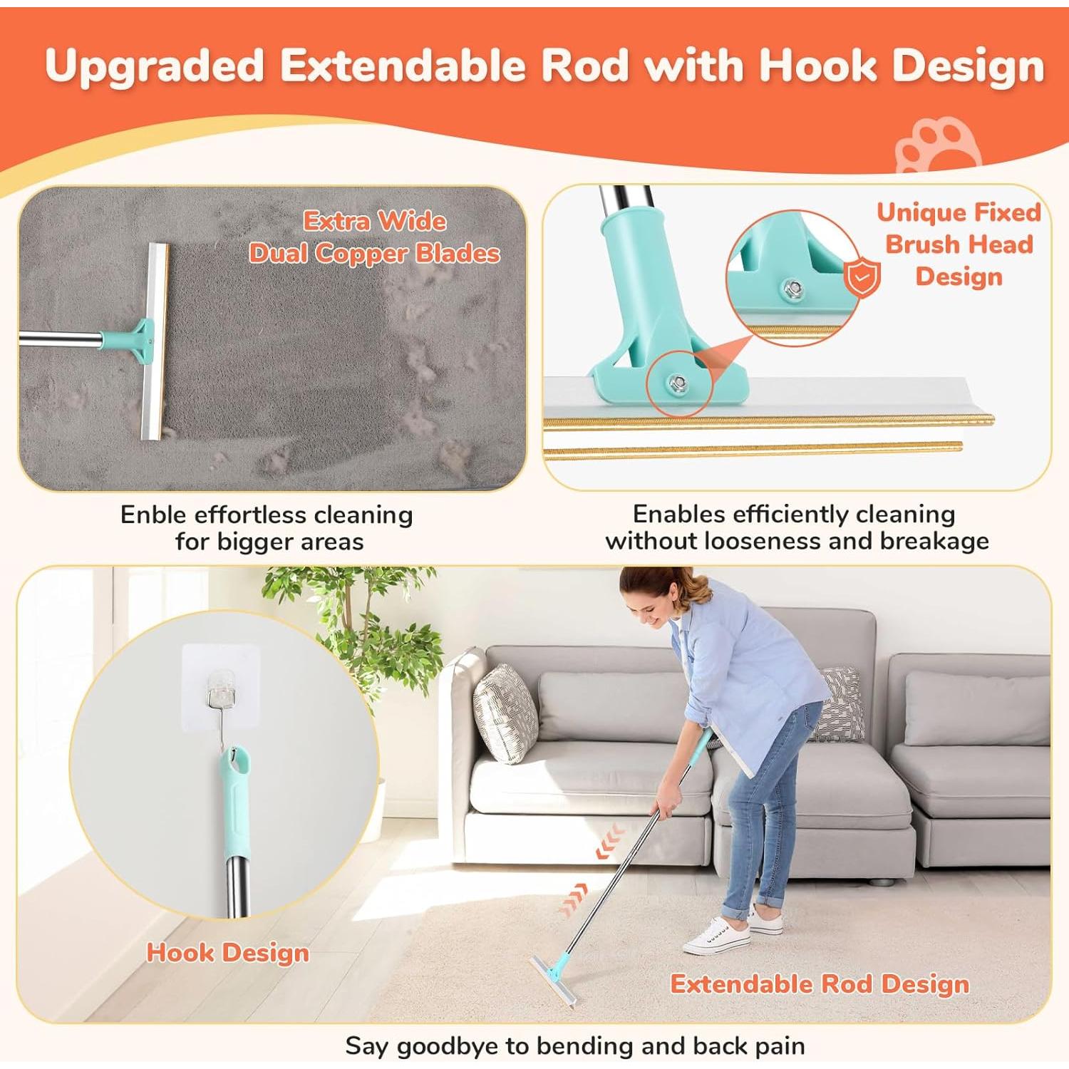 Kit Quitapelos para Mascotas HOMAGICO - 5 Piezas, Reutilizable