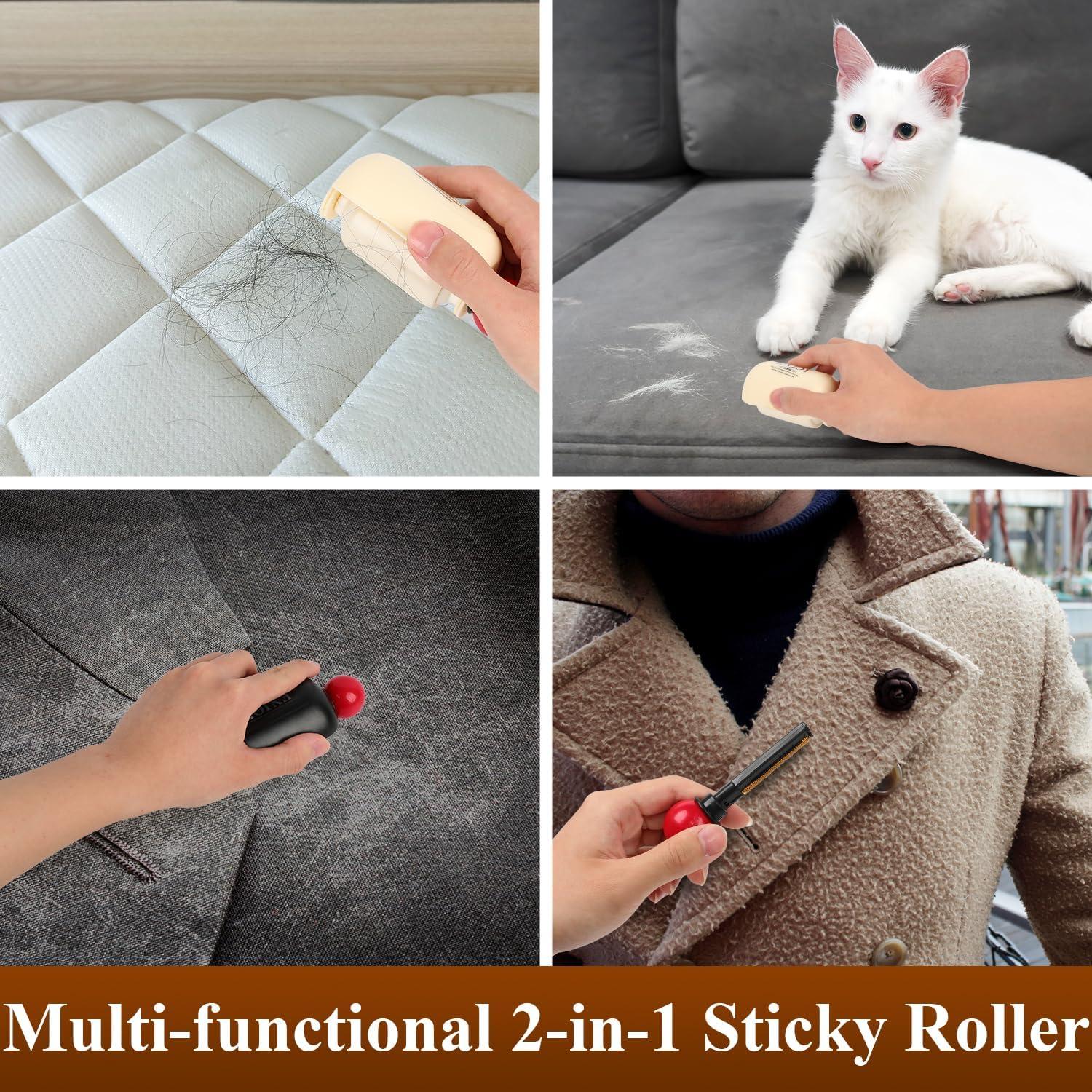 Rodillo de Pelusa Enjoy 2 en 1 Reutilizable Portátil - 2 Piezas