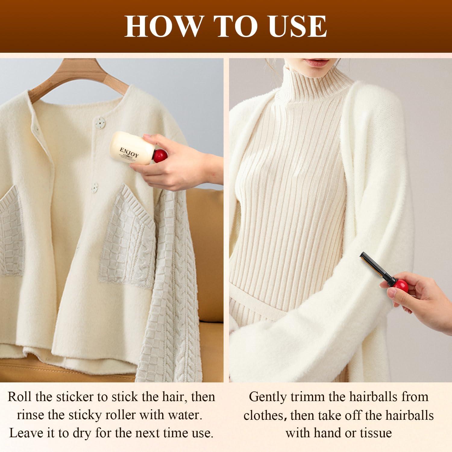 Rodillo de Pelusa Enjoy 2 en 1 Reutilizable Portátil - 2 Piezas