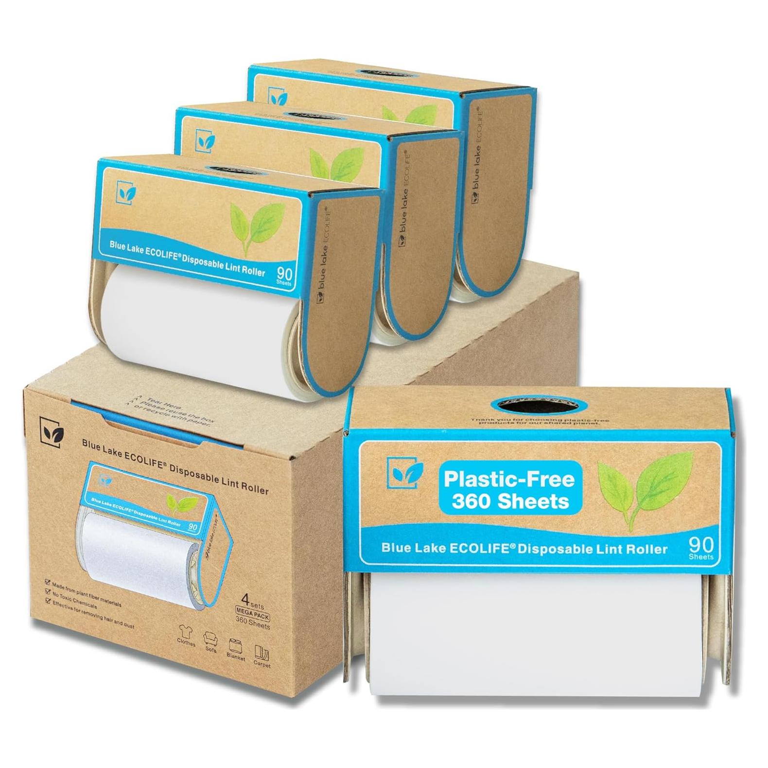 Rodillo Quitapelusas Ecológico Blue Lake ECOLIFE - 360 Hojas