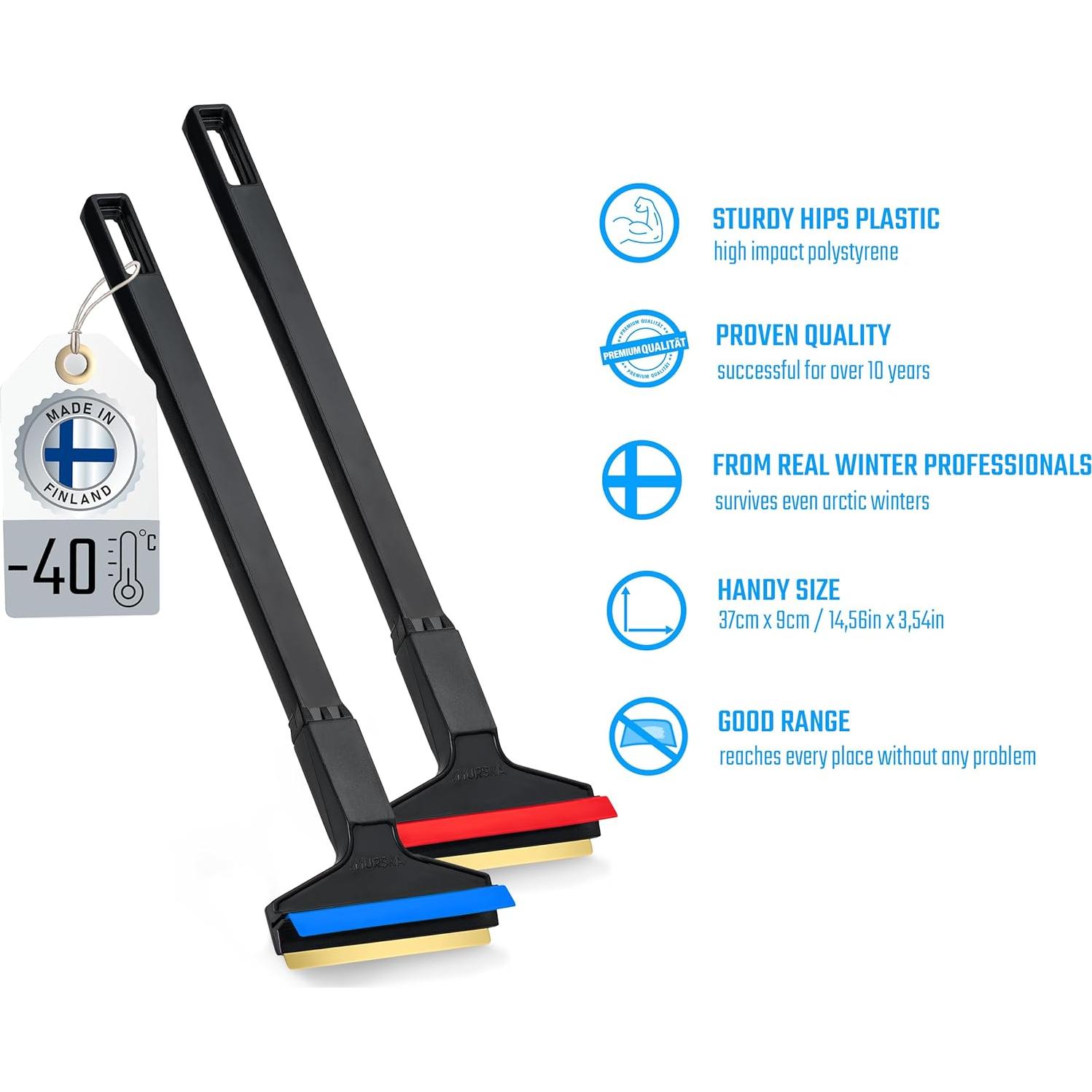 Raspador de Hielo Murska 2 Paquete 370mm Cuchilla de Latón