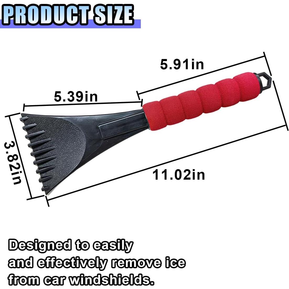 Raspador de Hielo para Coche KITUREK con Mango de Espuma