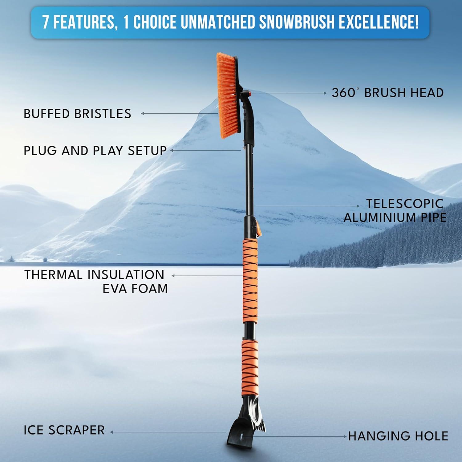 Cepillo de Nieve Extensible EcoNour 113.5 cm para SUV