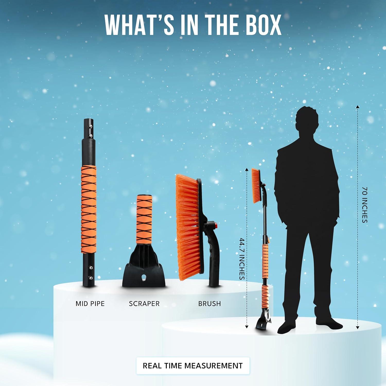 Cepillo de Nieve Extensible EcoNour 113.5 cm para SUV