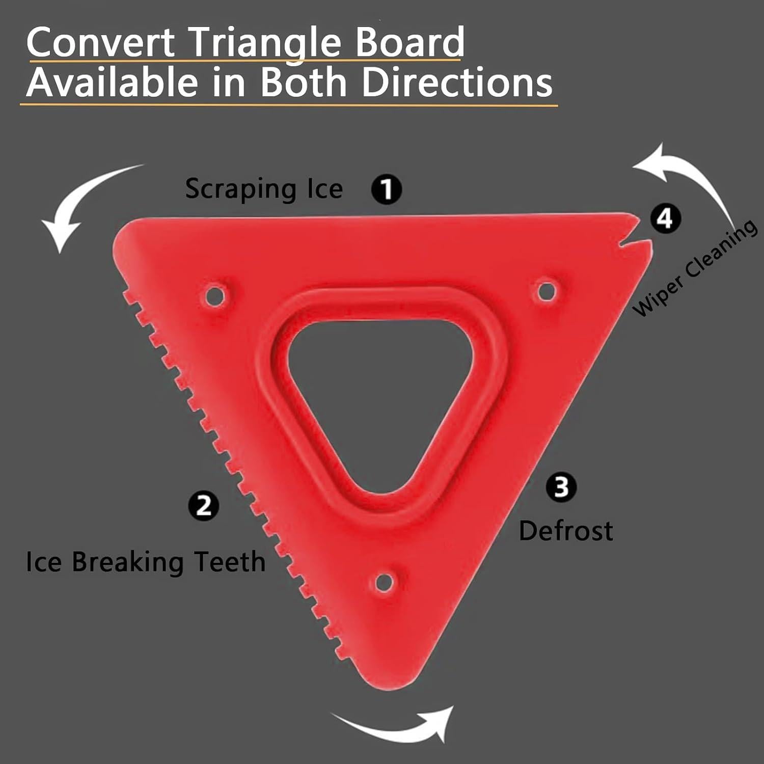 Raspador de Hielo Tinsaen 28.6 cm Multifuncional para Autos