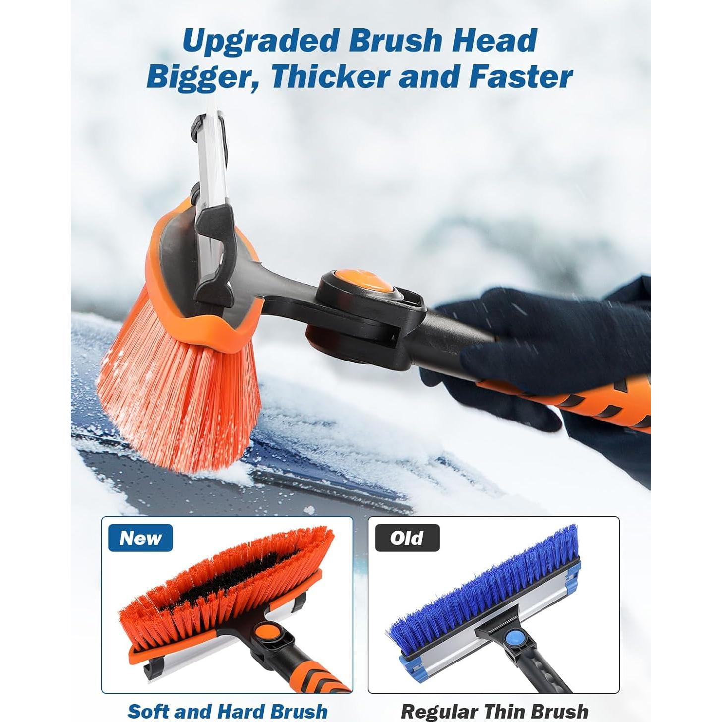 Cepillo de Nieve Extensible JOYTUTUS 105.41cm Naranja