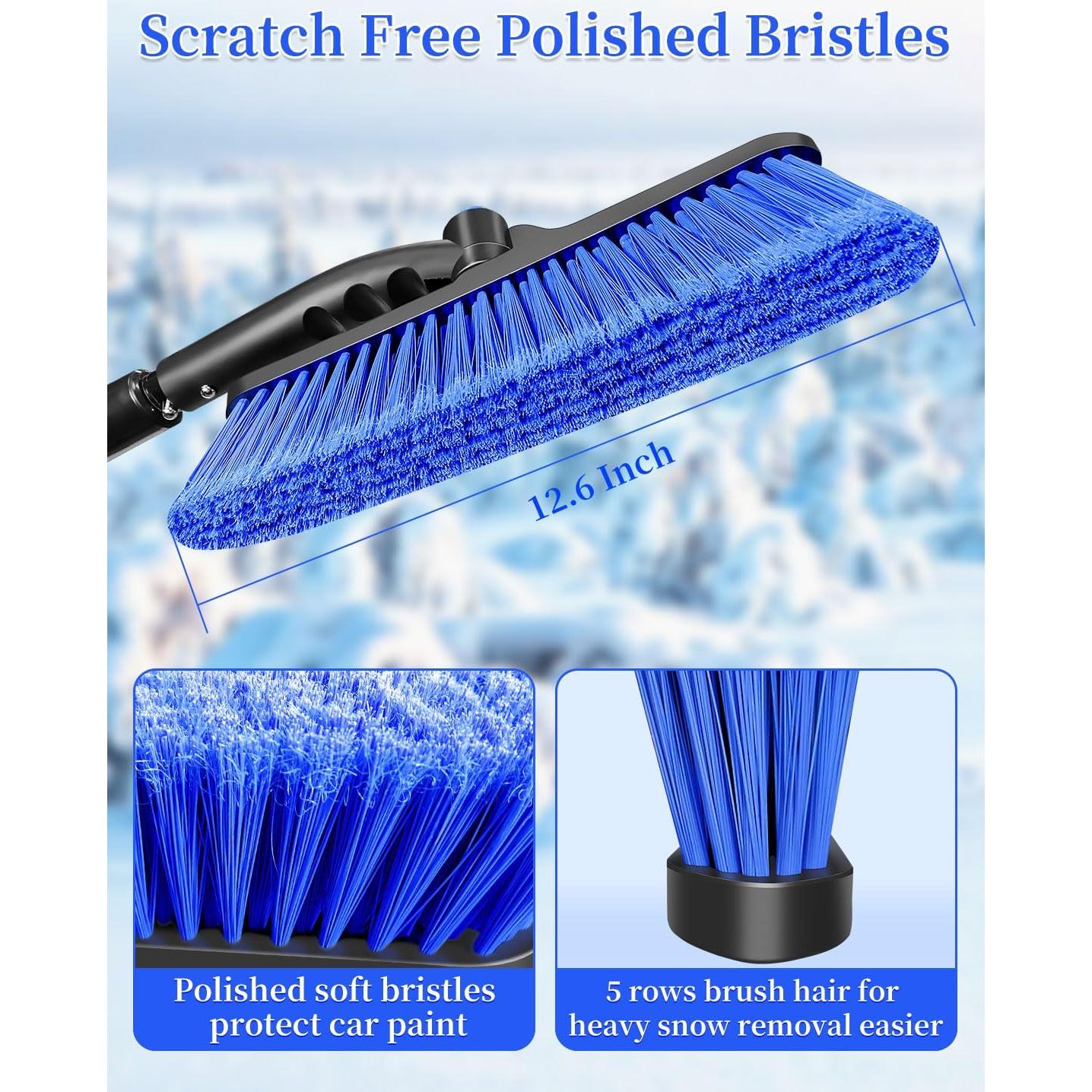 Cepillo de Nieve HEEYA 111.76 cm con Raspador de Hielo Azul