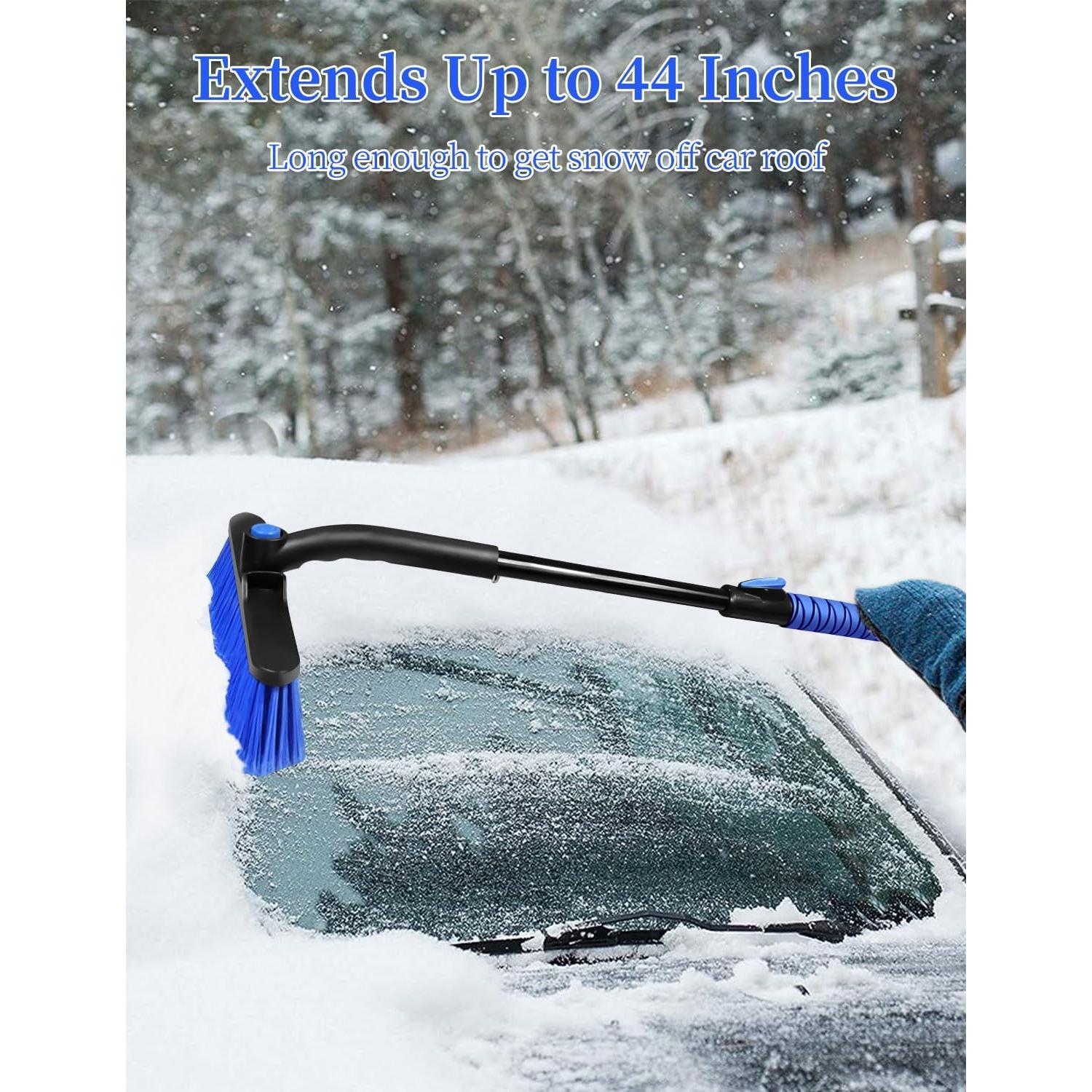 Cepillo de Nieve HEEYA 111.76 cm con Raspador de Hielo Azul