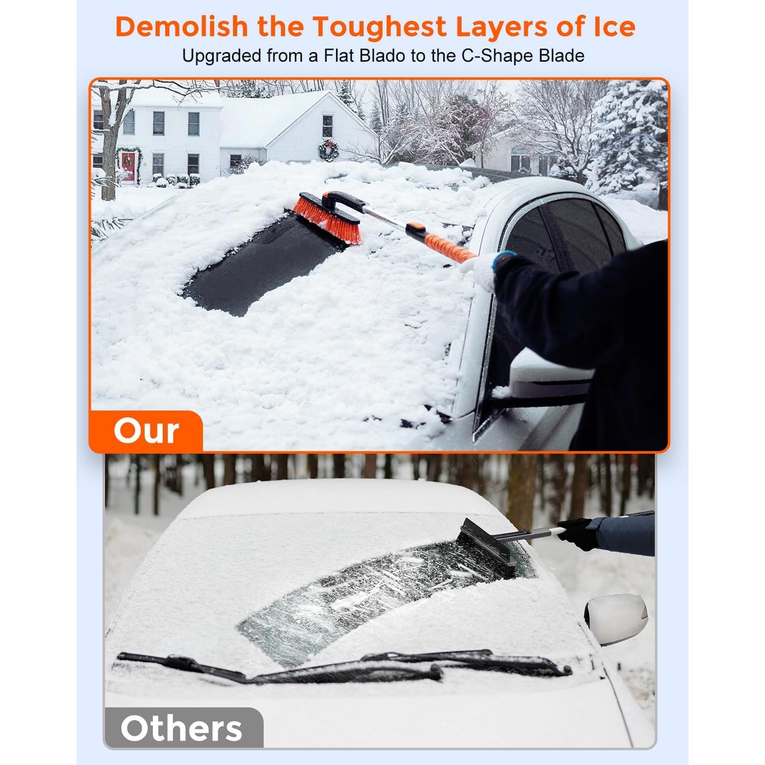 Raspador de Hielo y Nieve Doogoocoo A-GXQ-M Extensible 68-107 cm