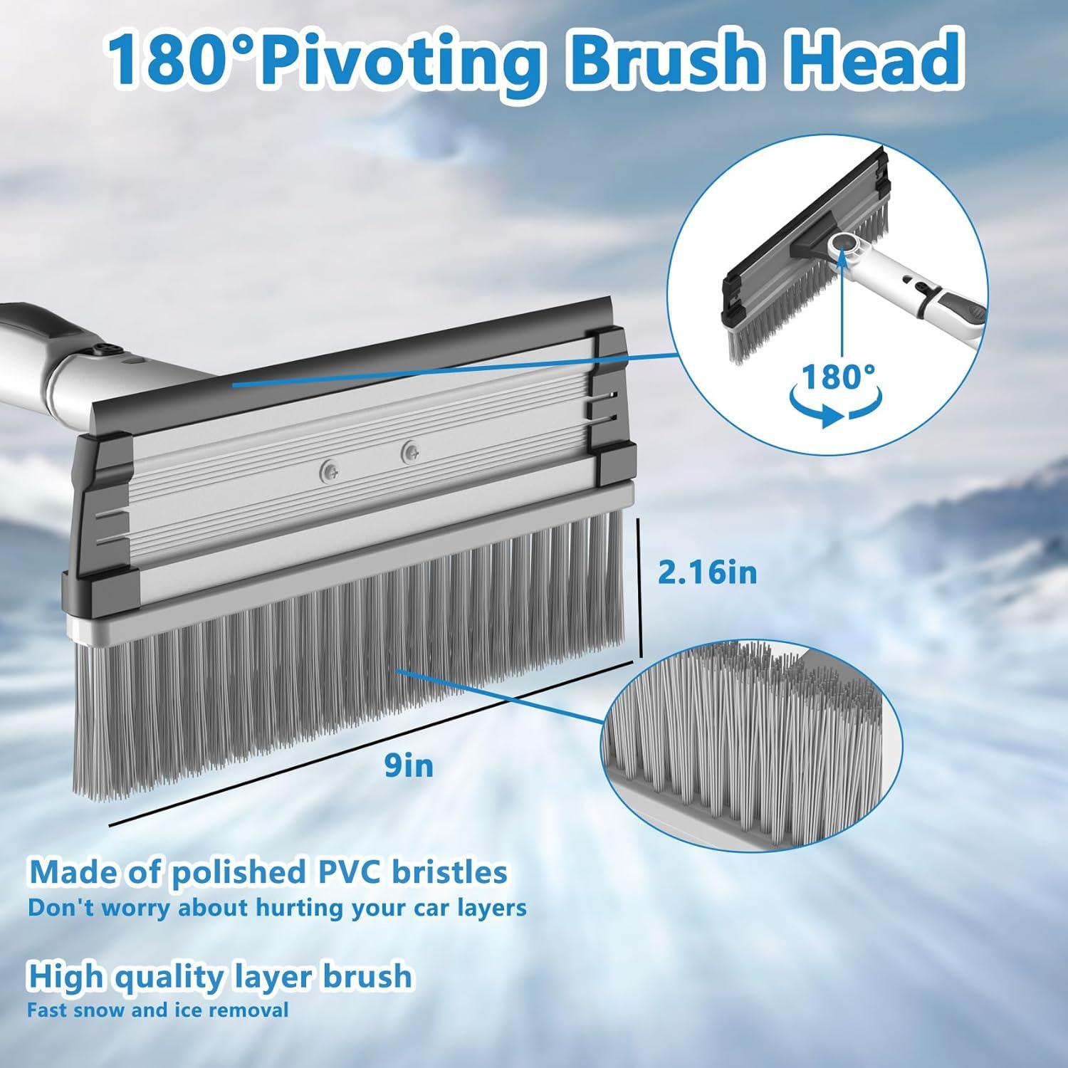 Raspador de Hielo y Cepillo de Nieve Eakertte 120 cm