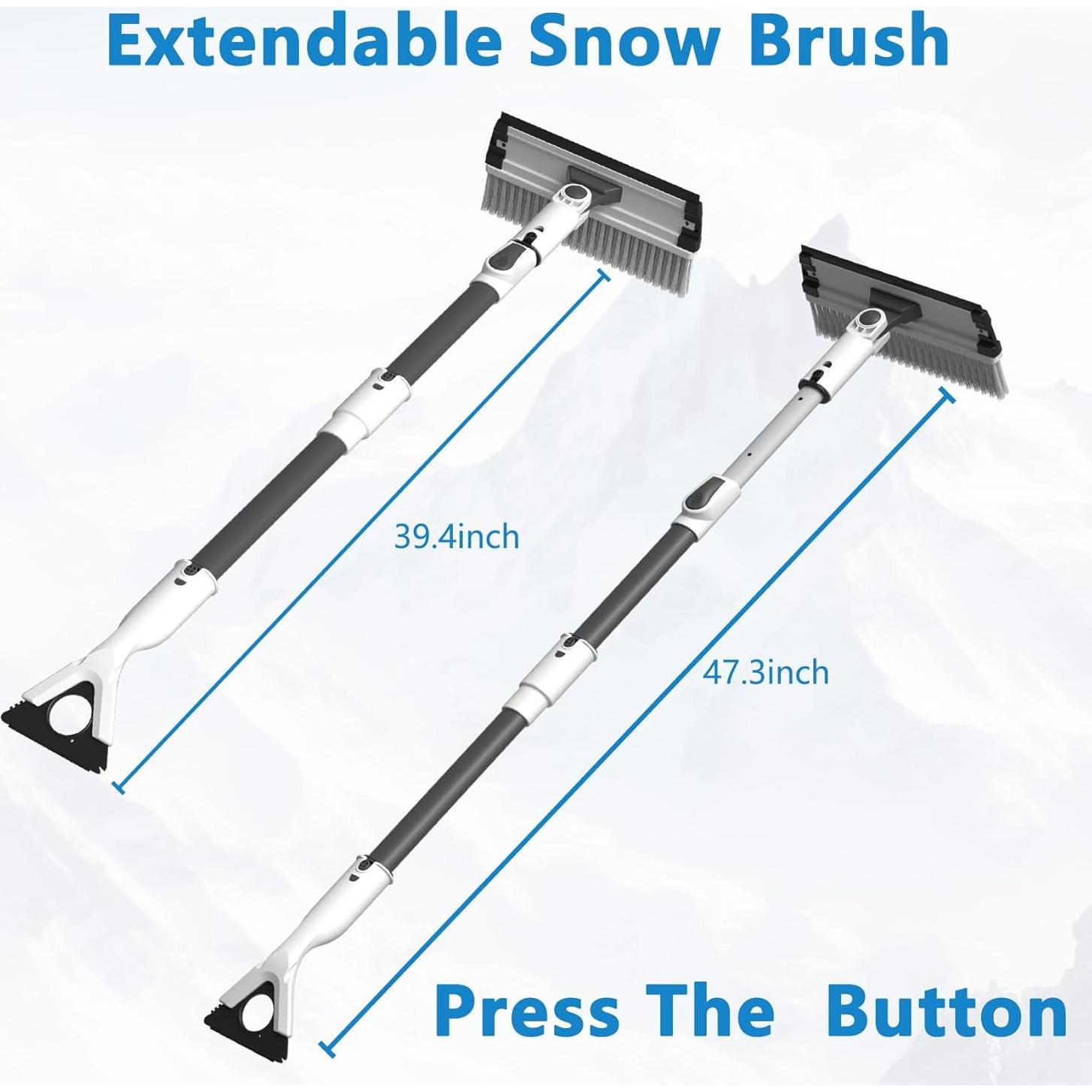 Raspador de Hielo y Cepillo de Nieve Eakertte 120 cm